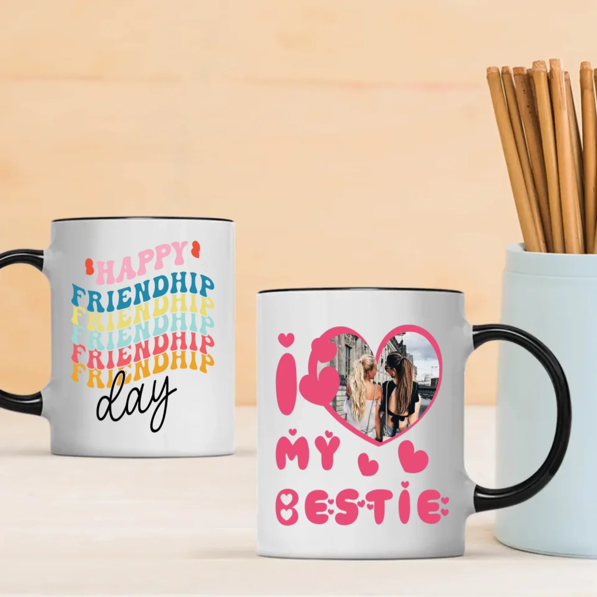A Mug Full of Love – Customizable Bestie Gift for Every Sip - 89Prints