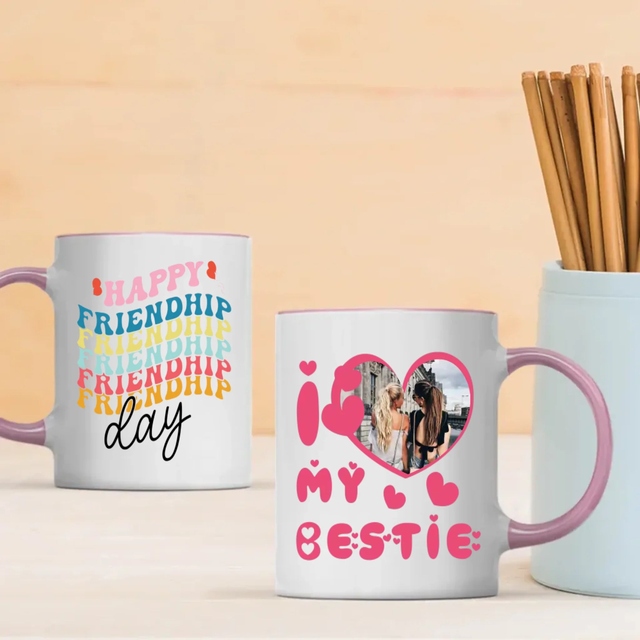 A Mug Full of Love – Customizable Bestie Gift for Every Sip - 89Prints