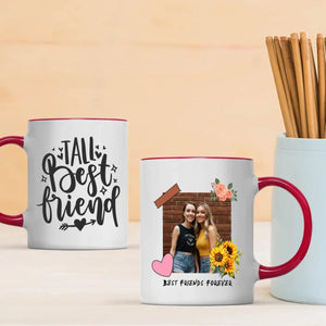 Personalized Tall Best Friend Mug – Funny Gift for Bestie - 89Prints