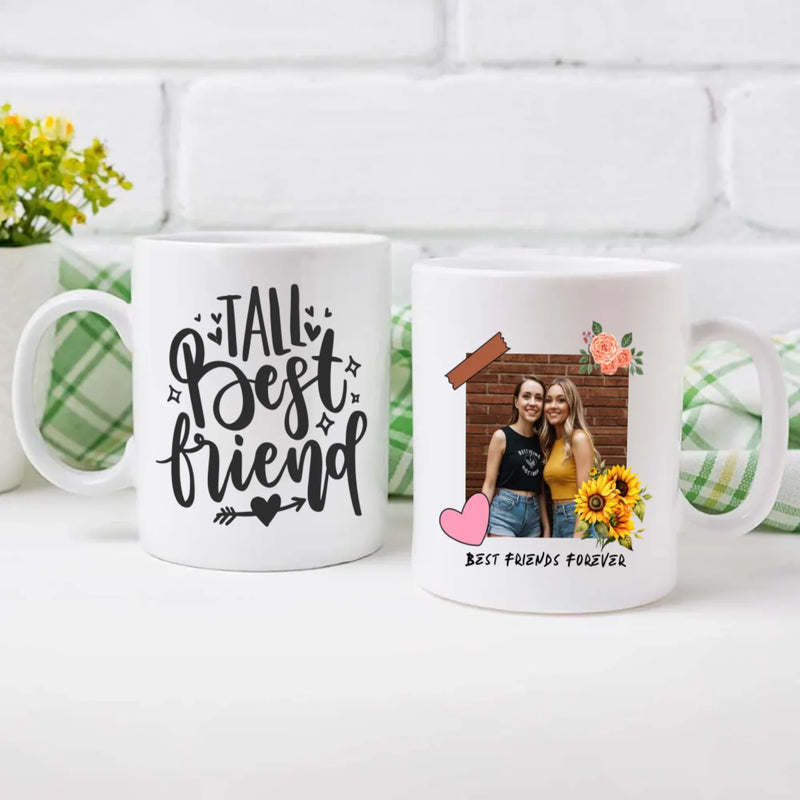 Personalized Tall Best Friend Mug – Funny Gift for Bestie - 89Prints