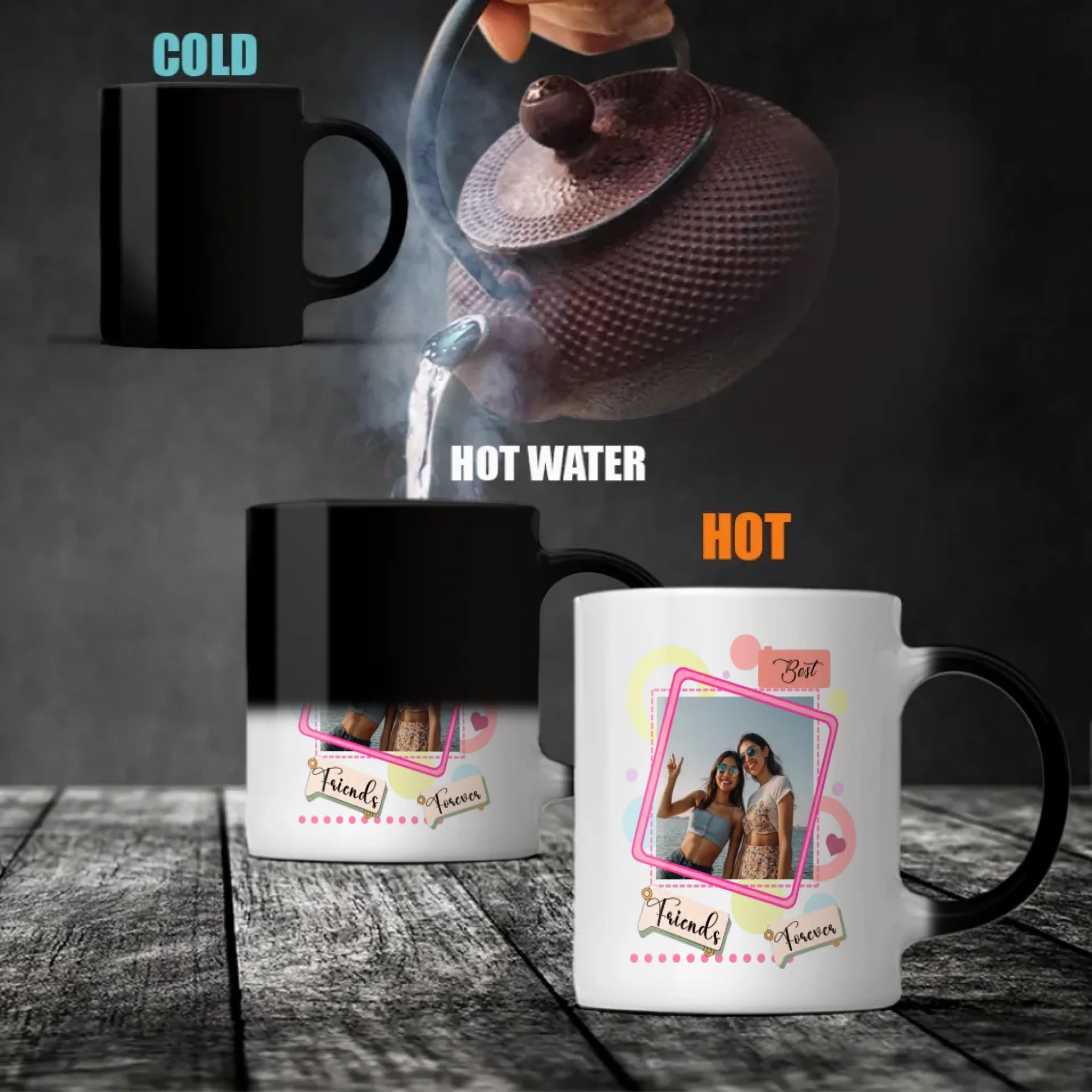 Life Better With Friend Magic Mug – Perfect Gift for Bestie - 89Prints