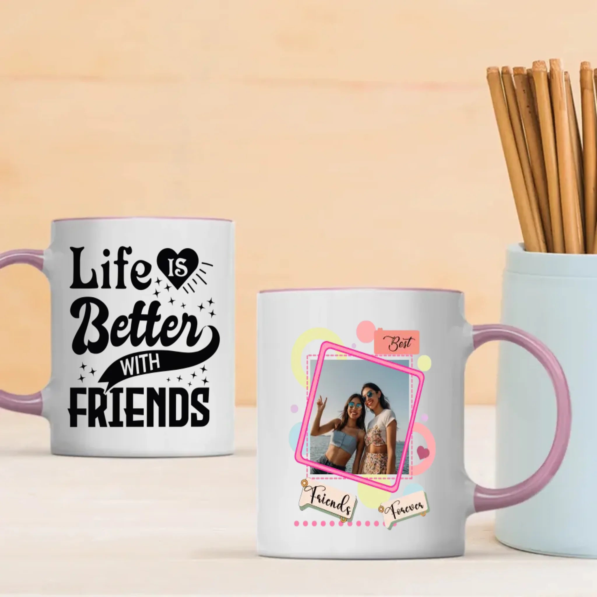 Life Better With Friend Magic Mug – Perfect Gift for Bestie - 89Prints