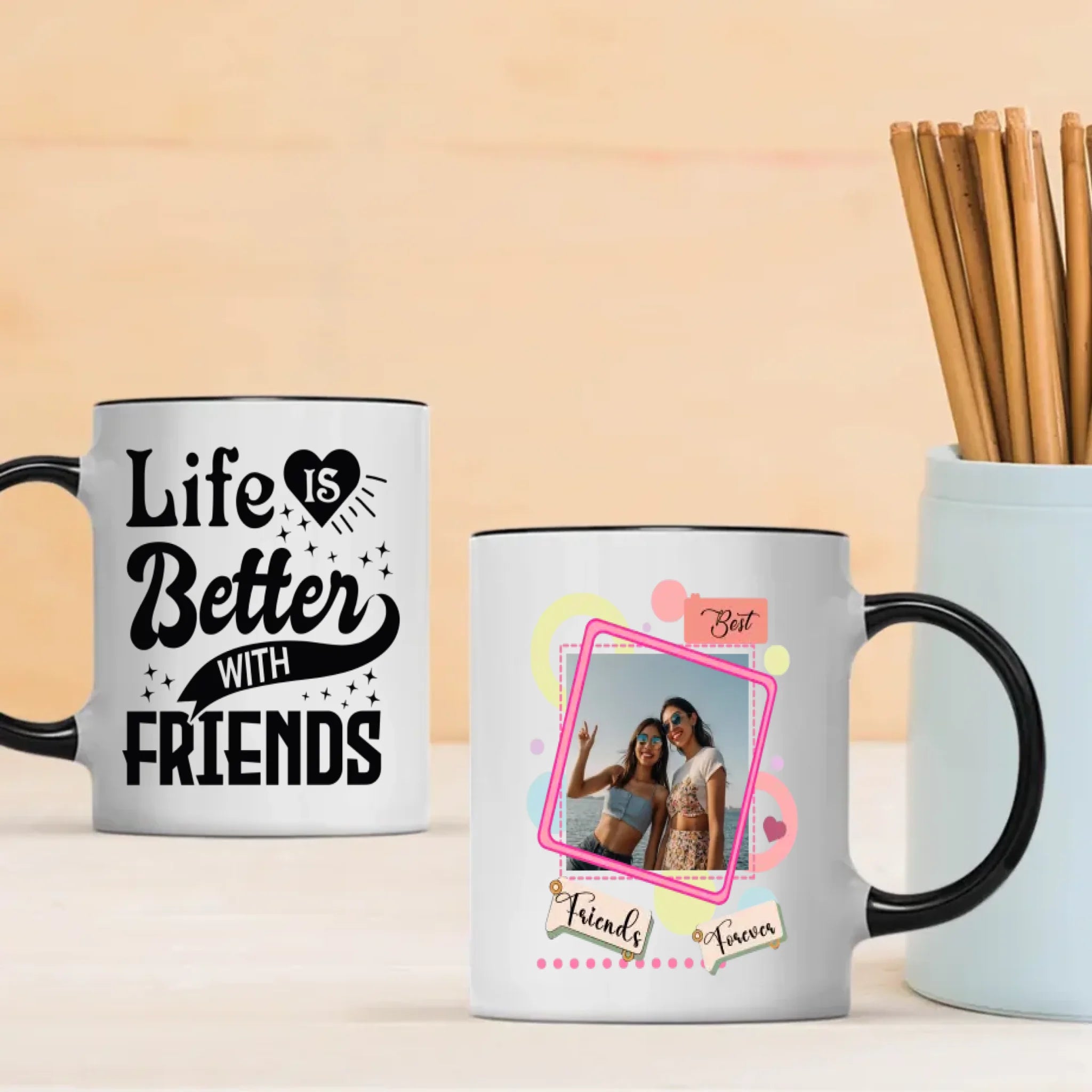 Life Better With Friend Magic Mug – Perfect Gift for Bestie - 89Prints