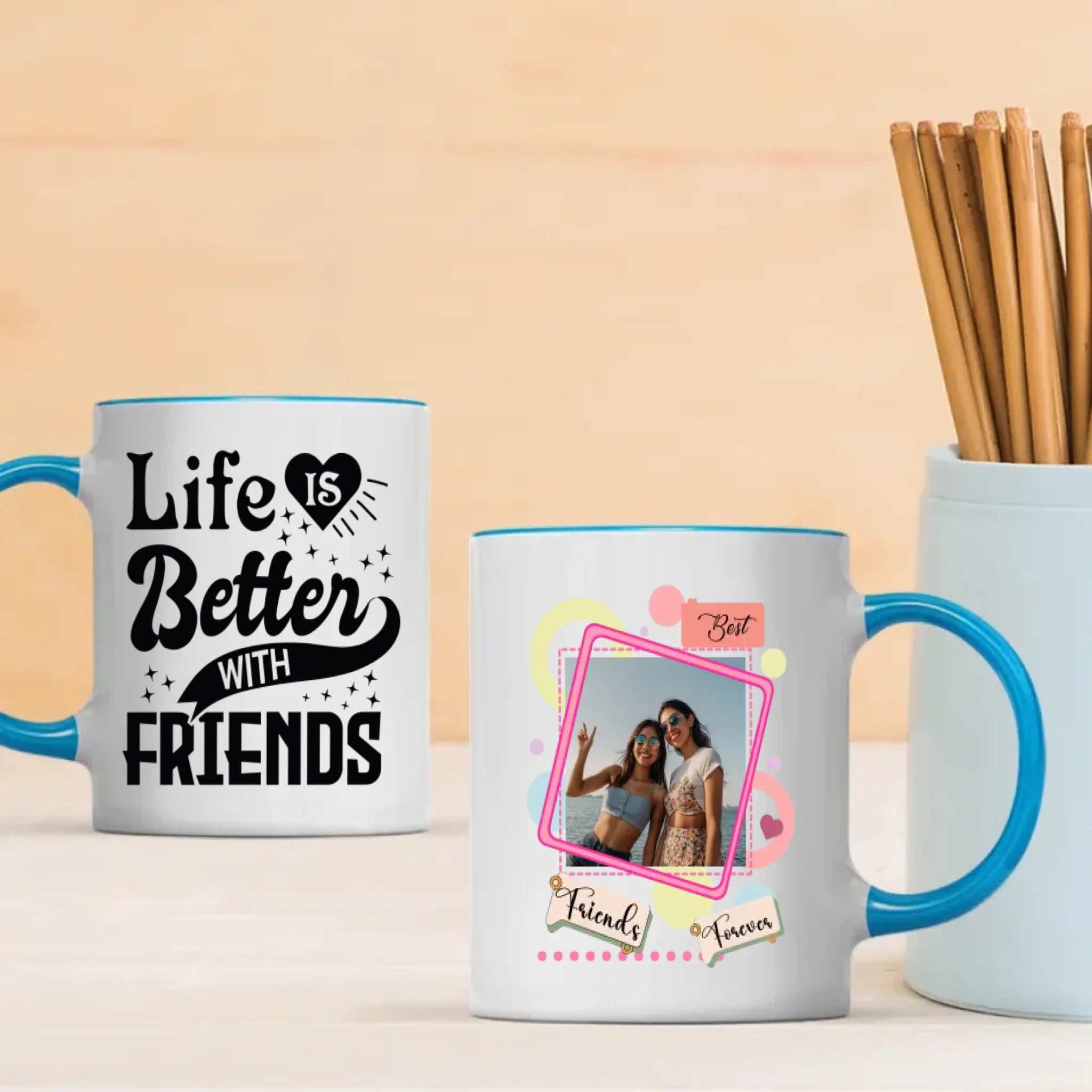 Life Better With Friend Magic Mug – Perfect Gift for Bestie - 89Prints