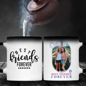 Custom Bestie Mug – Best Friends Forever with Photo & Text-89Prints