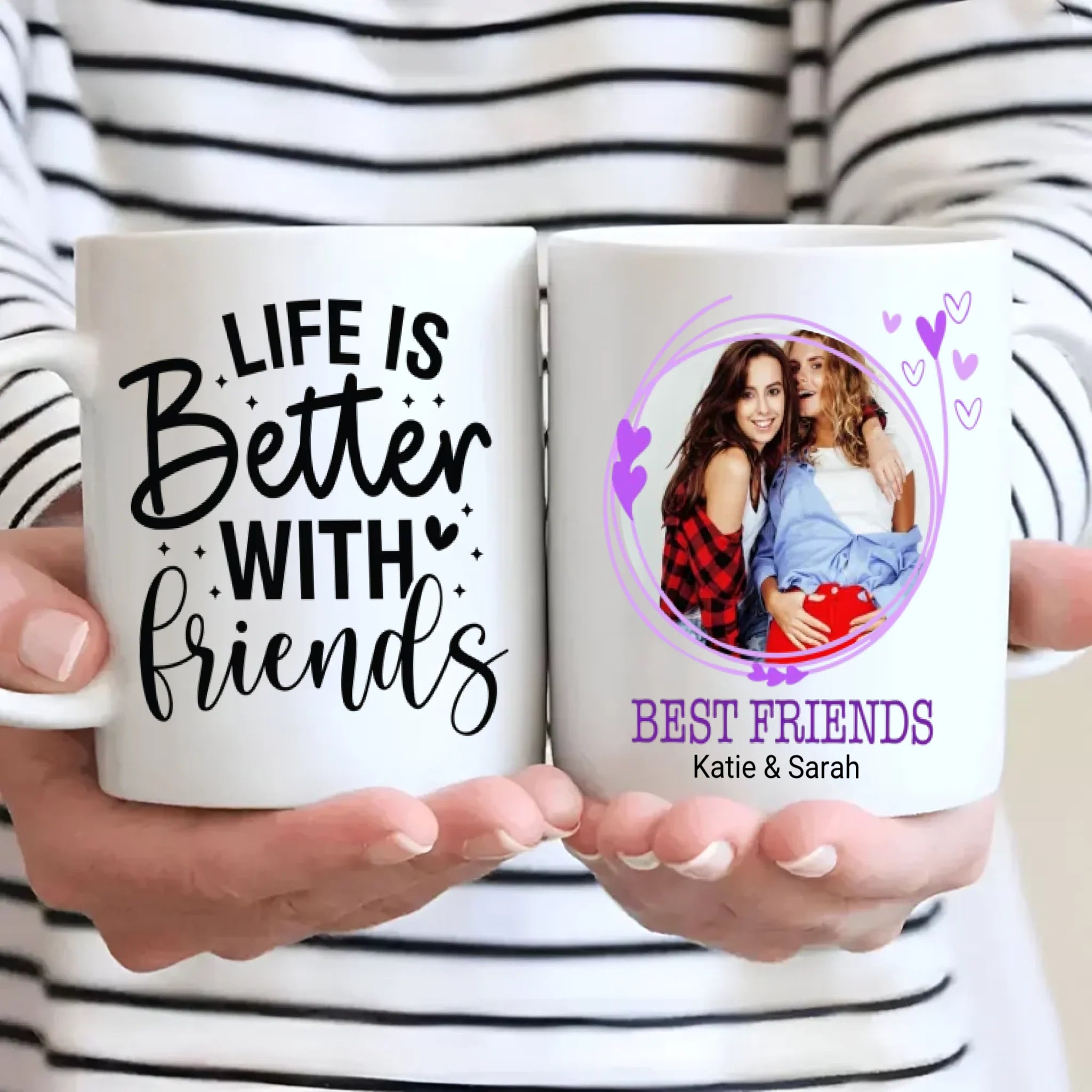Life Is Better With Friend Mug – Sweet Gift for Besties - 89Prints