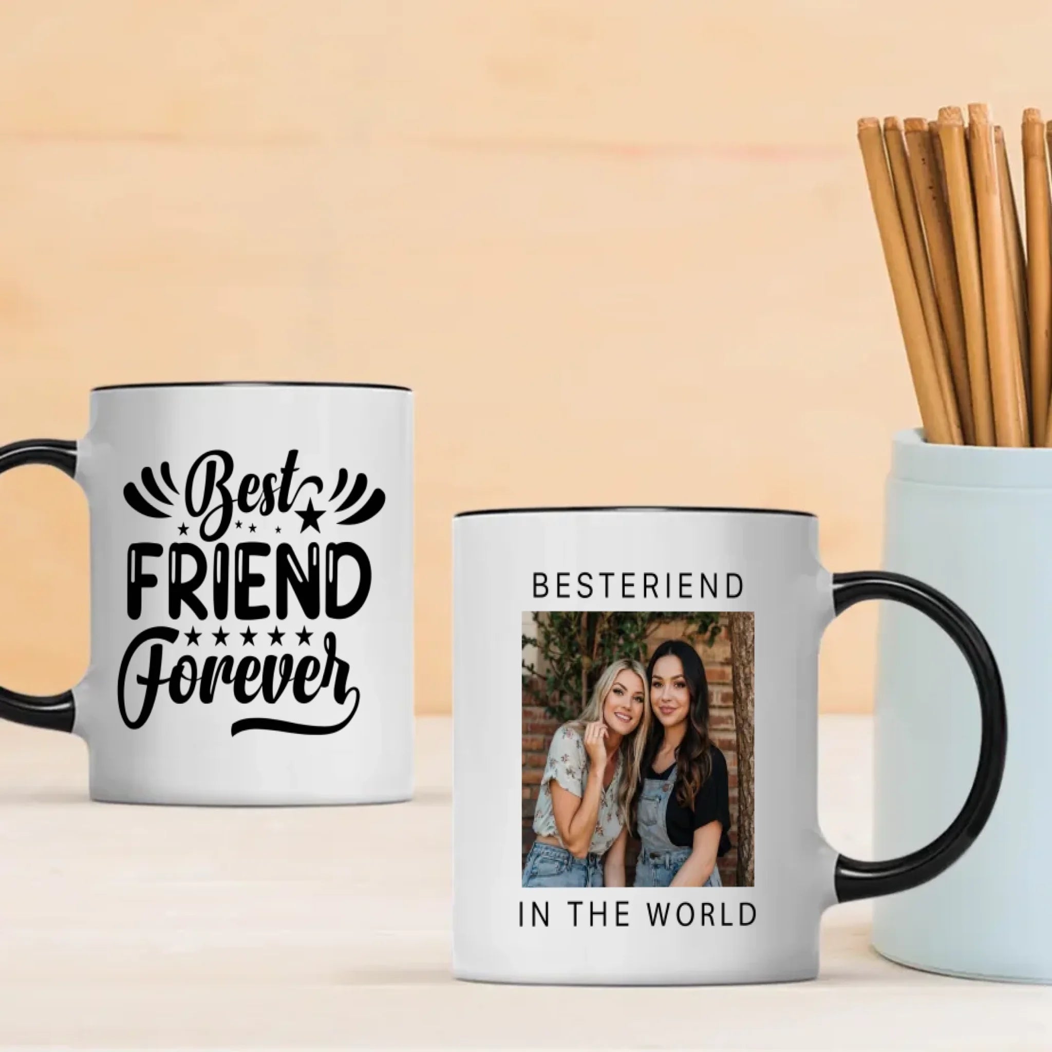 Best Friend Forever Mug – Fun Friendship Cup - 89Prints