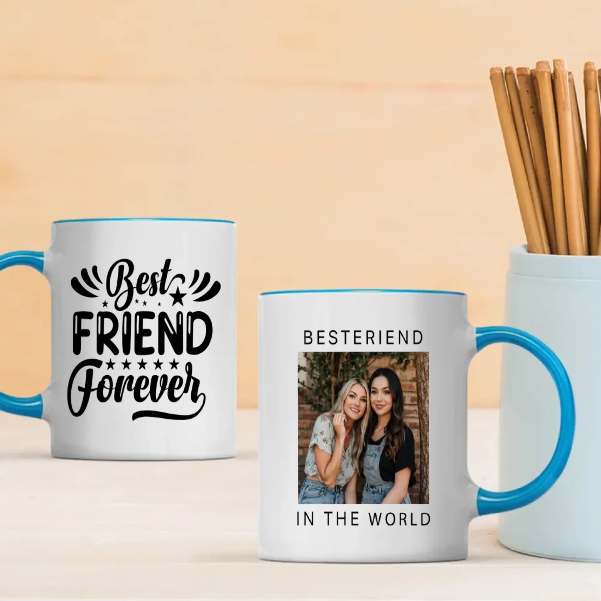 Best Friend Forever Mug – Fun Friendship Cup - 89Prints