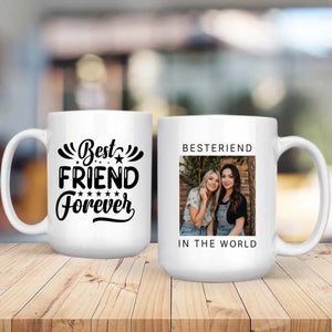 Best Friend Forever Mug – Fun Friendship Cup - 89Prints