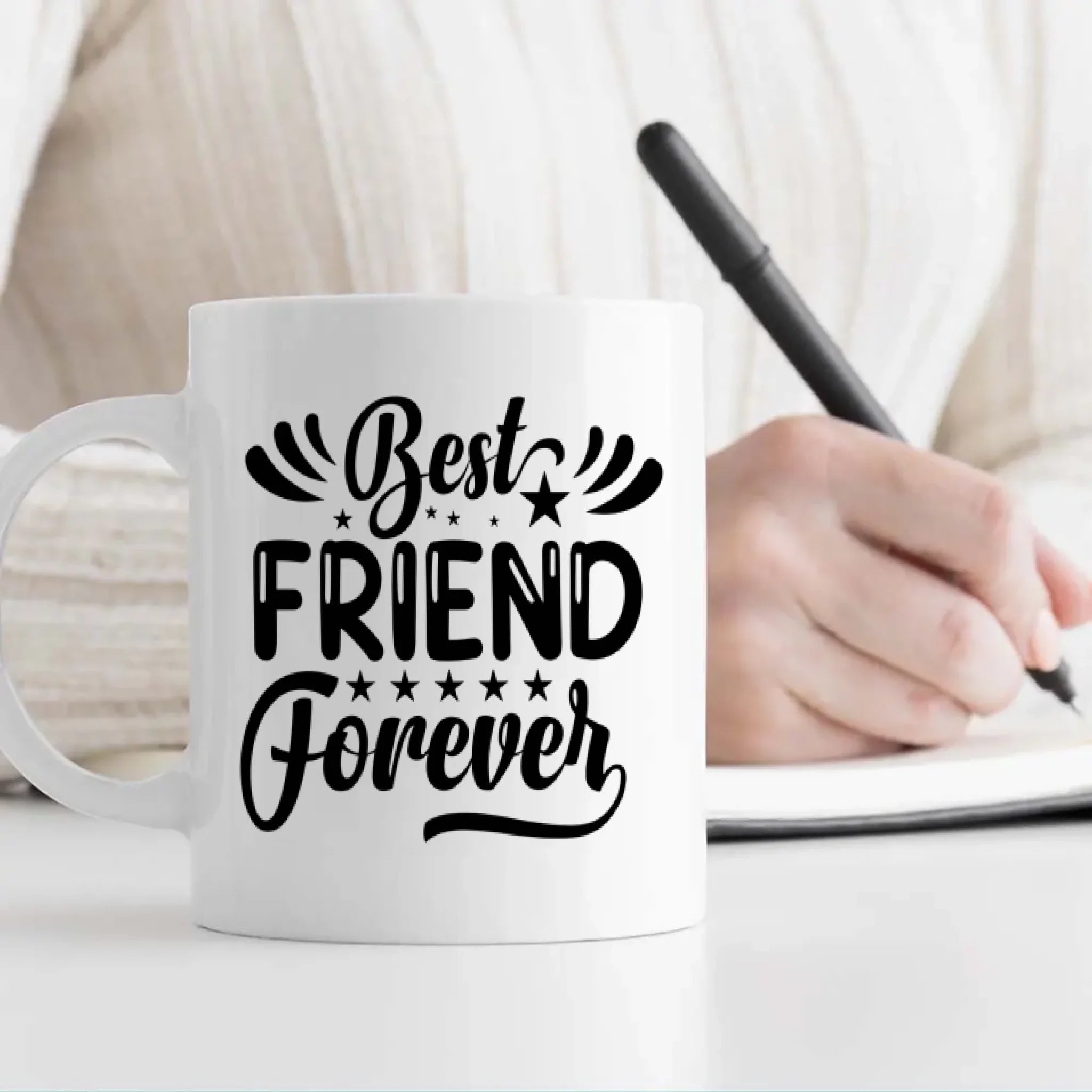 Best Friend Forever Mug – Fun Friendship Cup - 89Prints