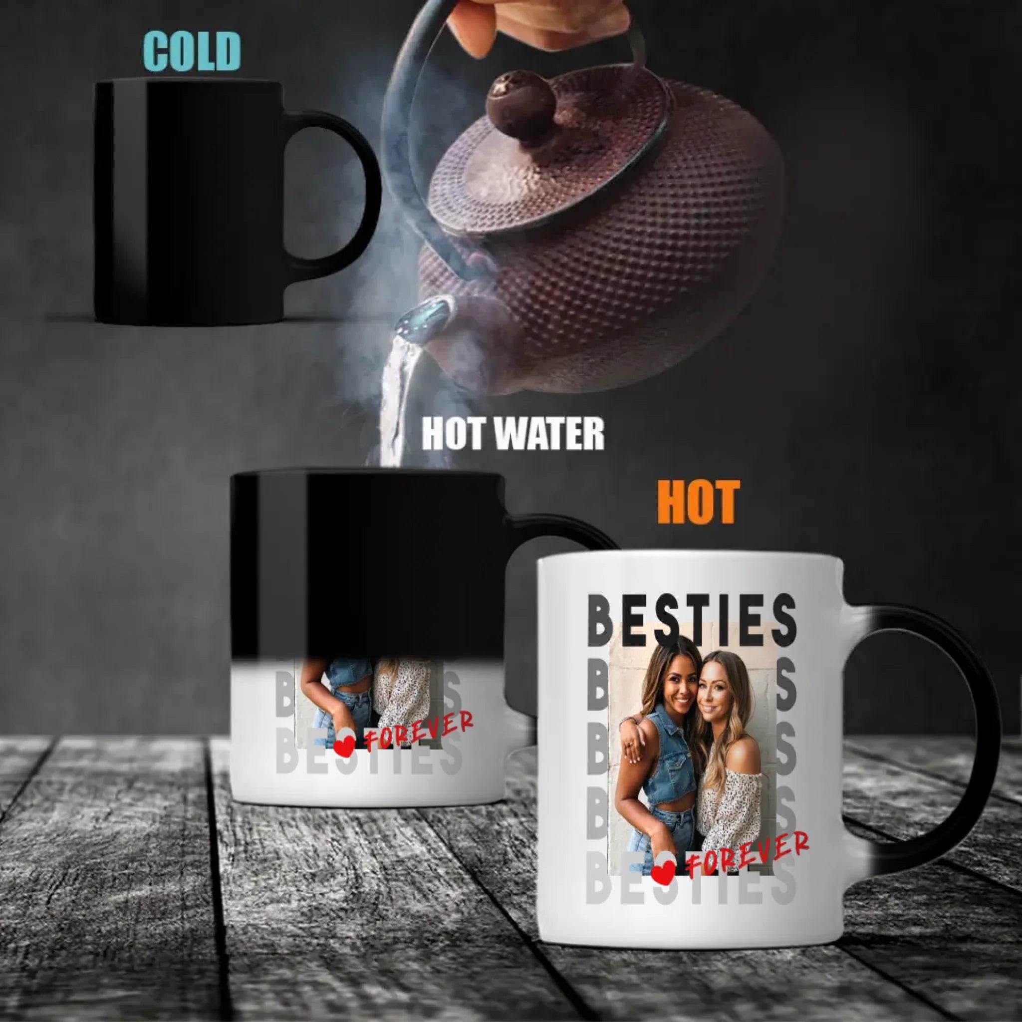 Personalised Custom Mug Design – Life Is Better with Friend Mug – 89Prints