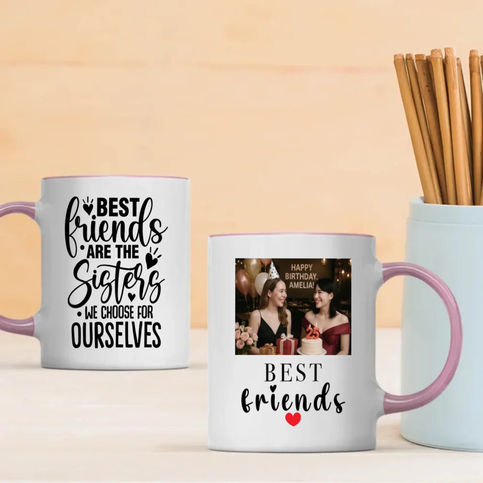 Work Besties Gift – Best Friends Are the Sisters We Choose for Ourselves Mug – 89Prints