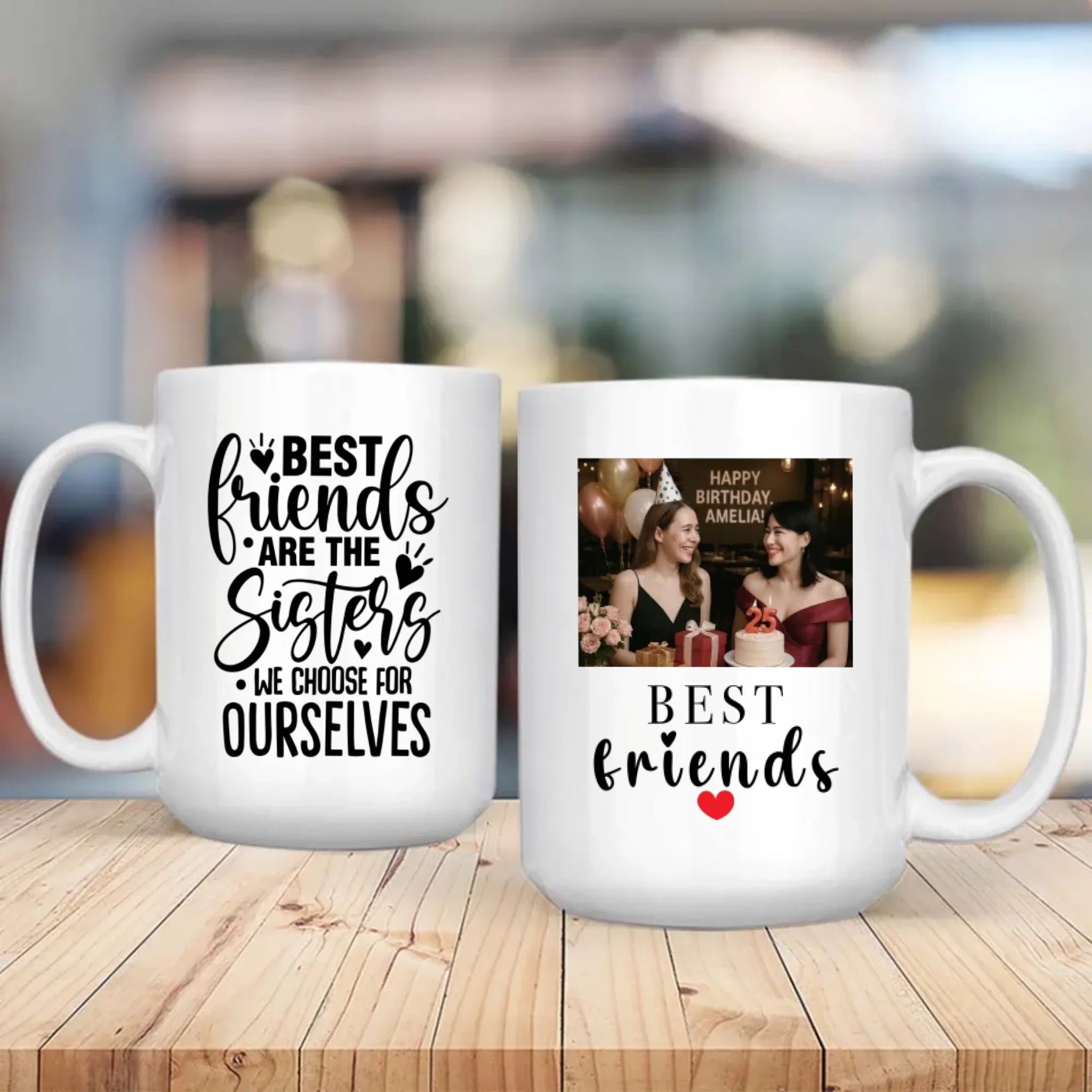 Work Besties Gift – Best Friends Are the Sisters We Choose for Ourselves Mug – 89Prints