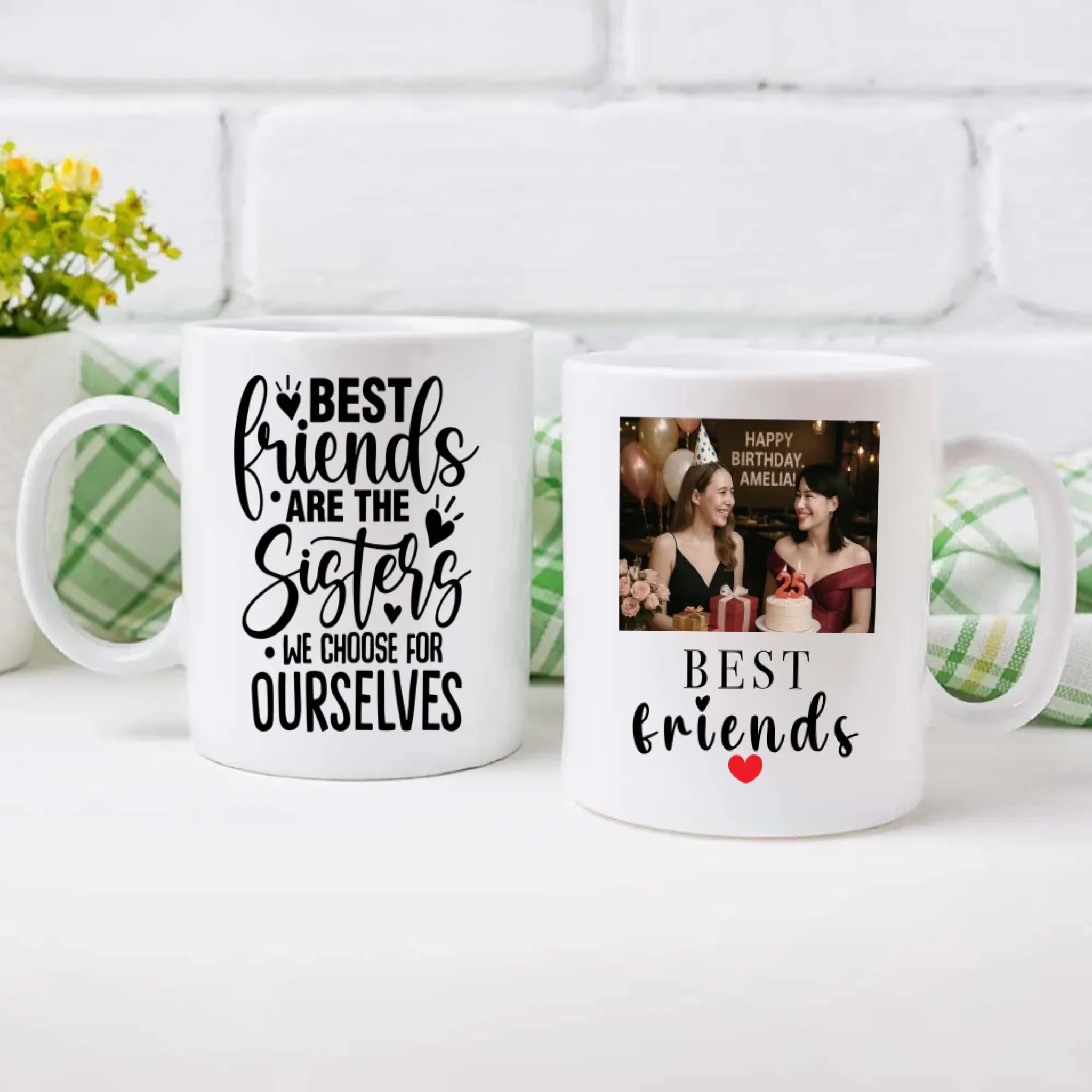Work Besties Gift – Best Friends Are the Sisters We Choose for Ourselves Mug – 89Prints