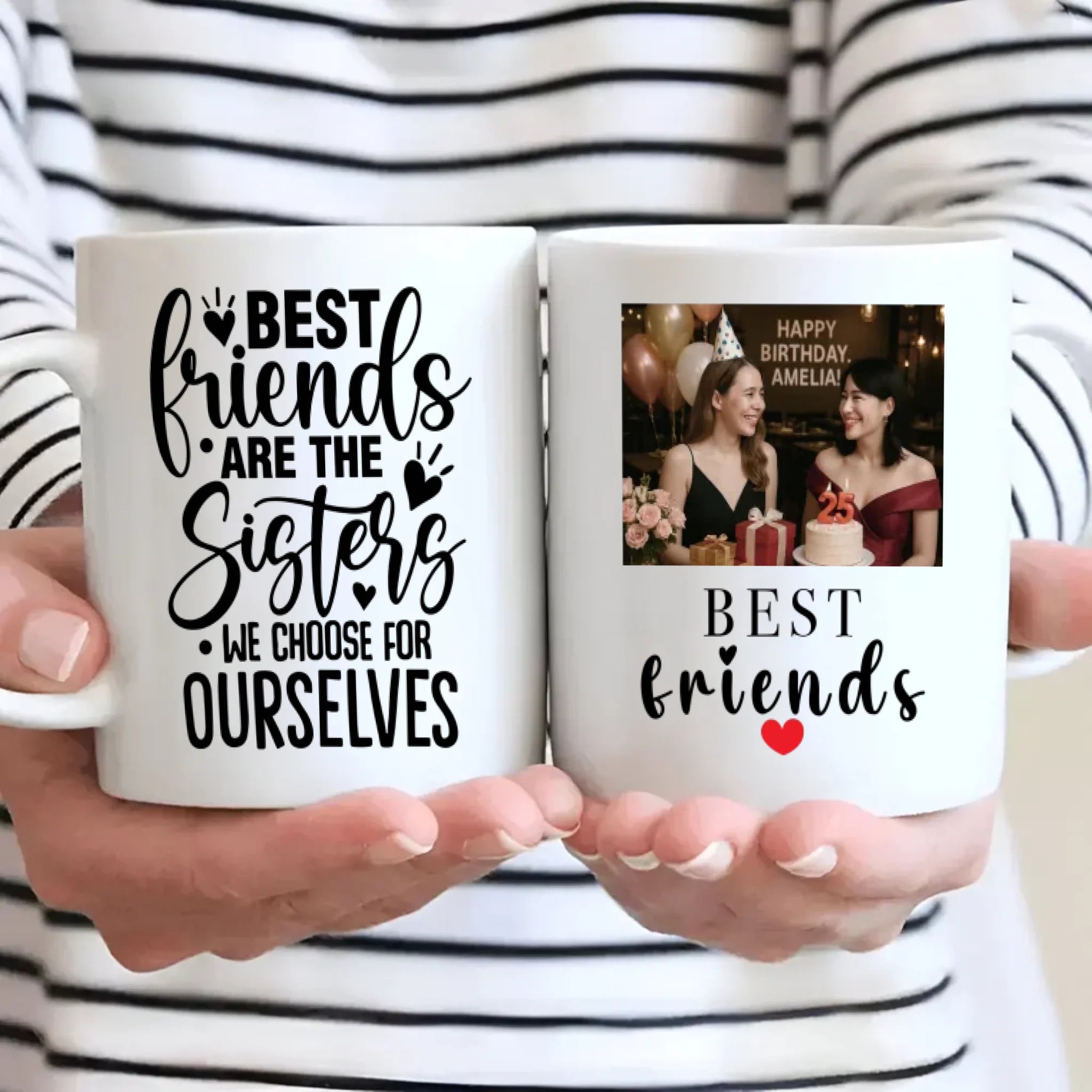 Work Besties Gift – Best Friends Are the Sisters We Choose for Ourselves Mug – 89Prints