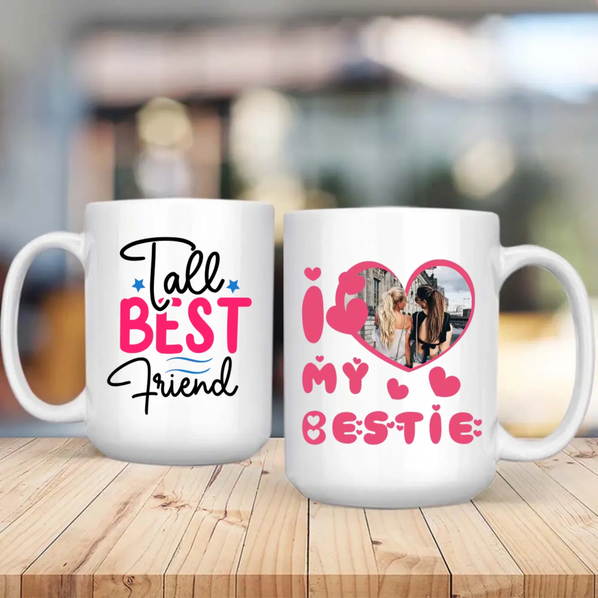 BestieMug-Cute Friendship Gift – Tall Best Friend Mug – 89Prints