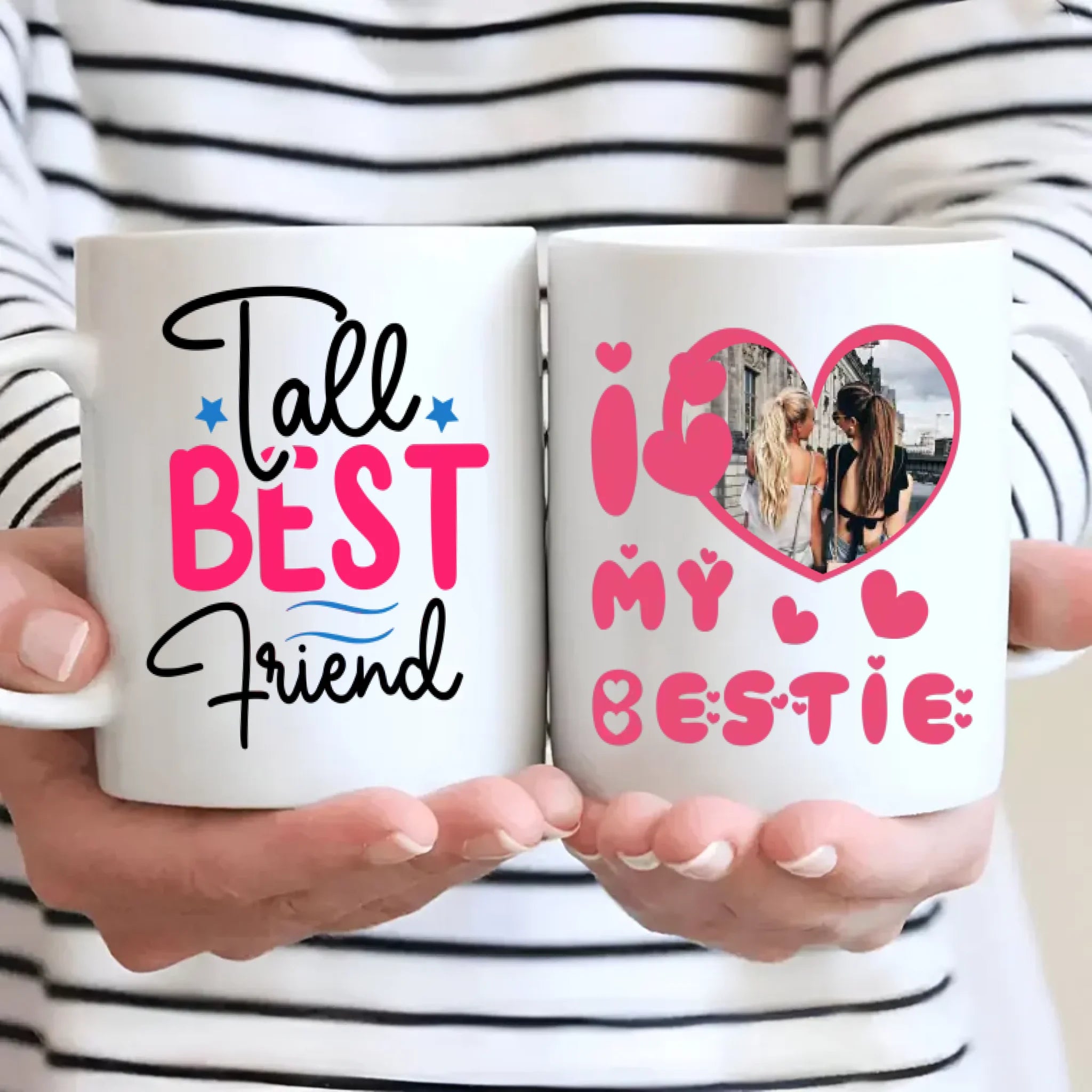 BestieMug-Cute Friendship Gift – Tall Best Friend Mug – 89Prints