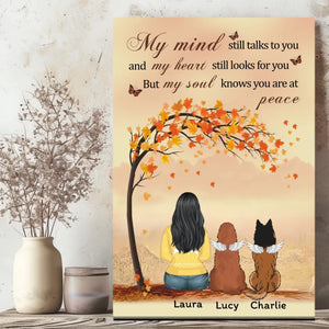 Personalized Dog Memorial Canvas – In Loving Memory Design - 89Prints