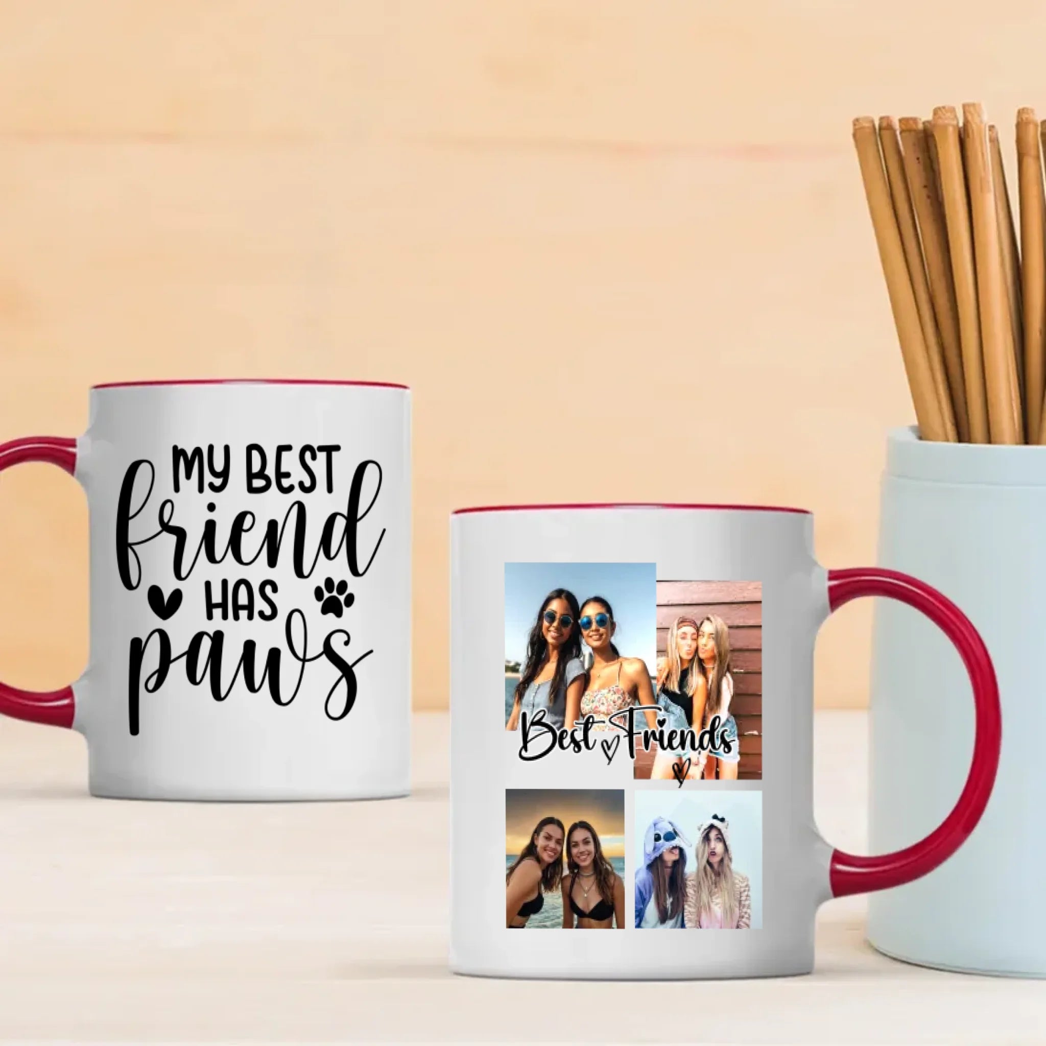 Personalized Pet Mug – My Best Friend Has Paws – 89Prints