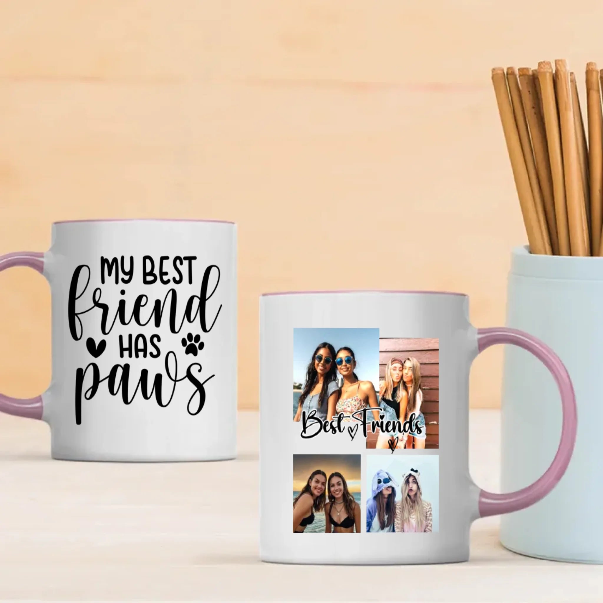 Personalized Pet Mug – My Best Friend Has Paws – 89Prints