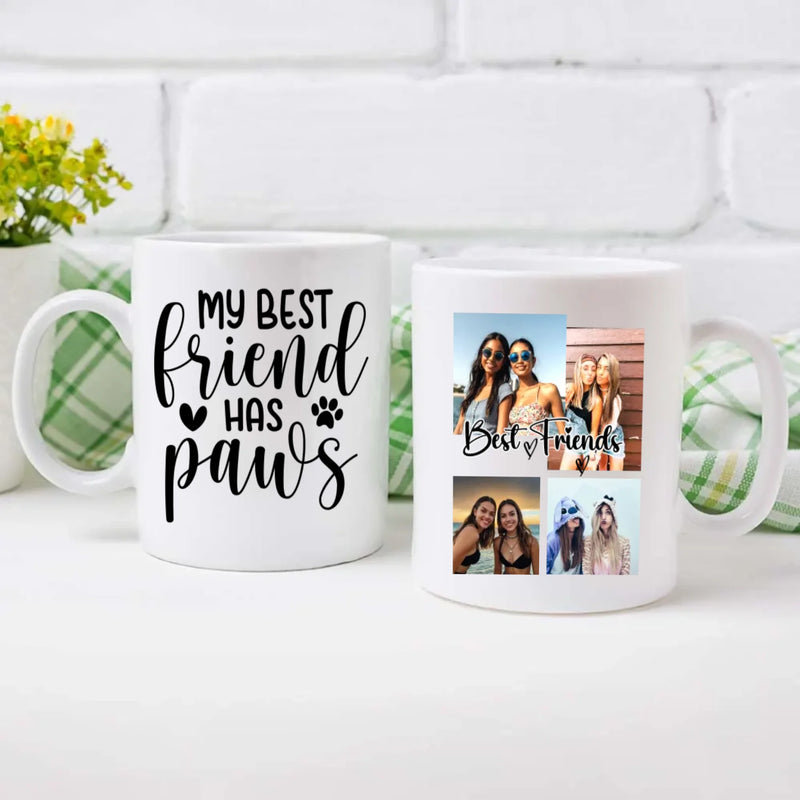 Personalized Pet Mug – My Best Friend Has Paws – 89Prints