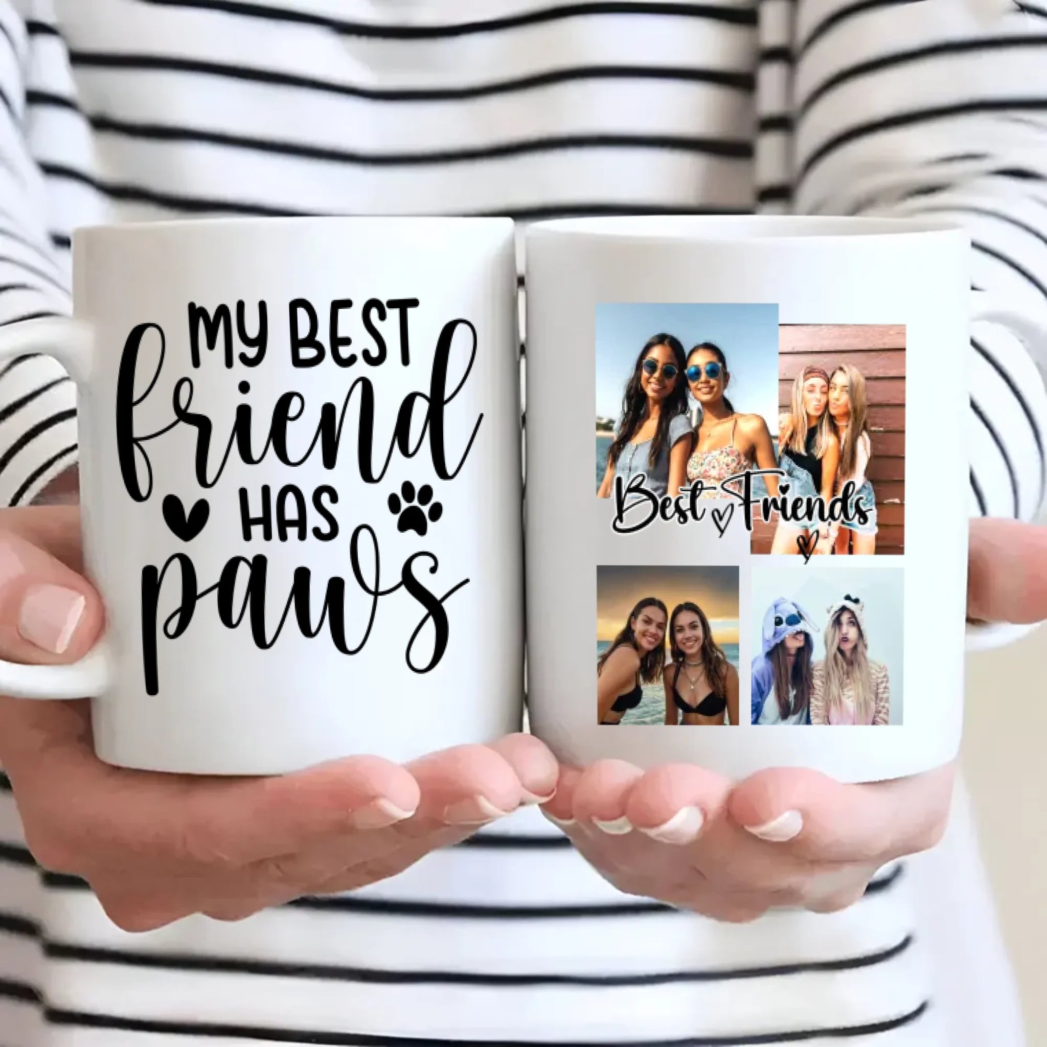 Personalized Pet Mug – My Best Friend Has Paws – 89Prints