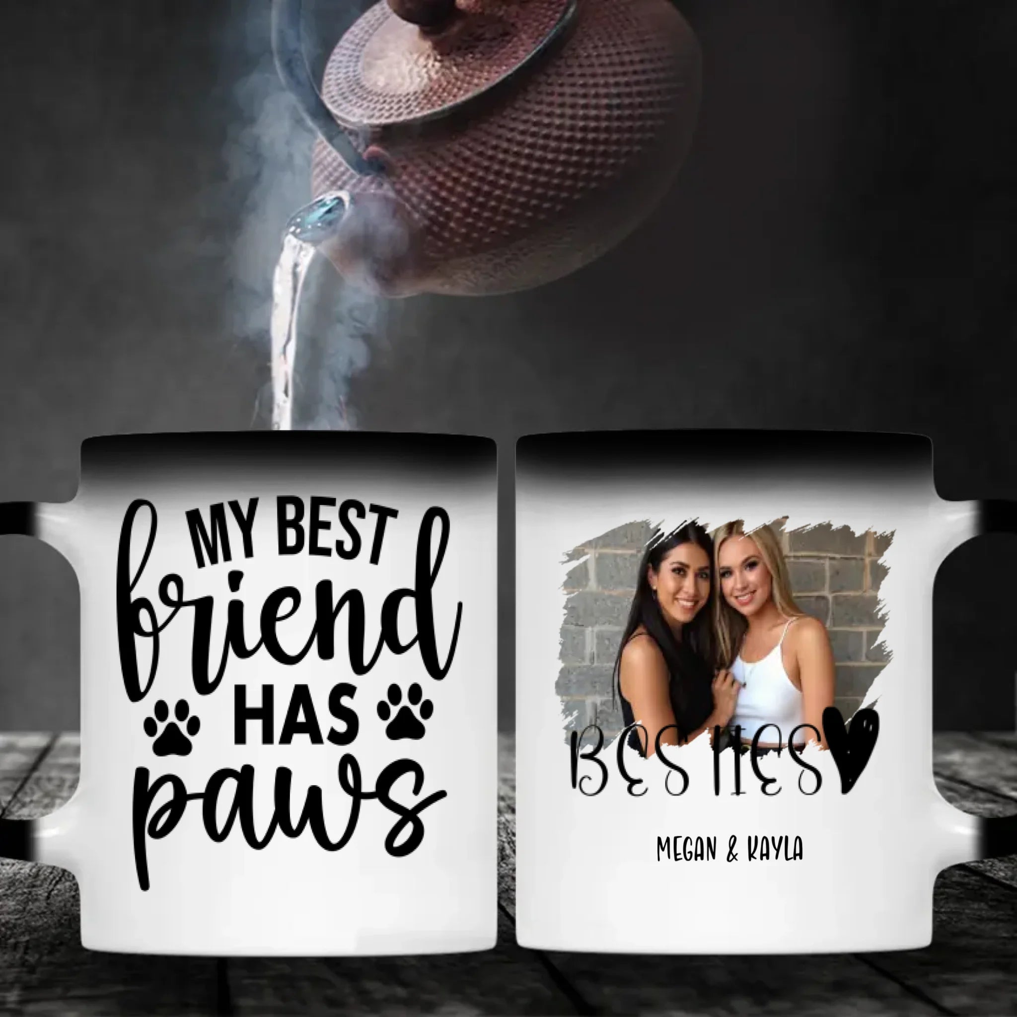 Funny Pet Coffee Cup – My Best Friend Has Paws Mug – 89Prints