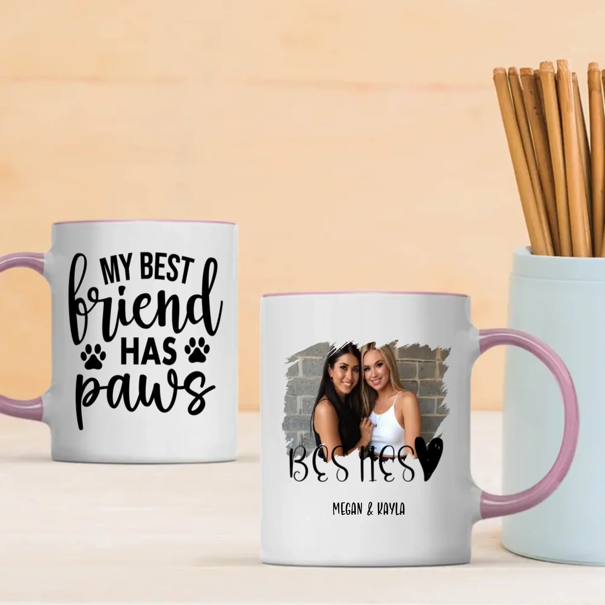 Funny Pet Coffee Cup – My Best Friend Has Paws Mug – 89Prints