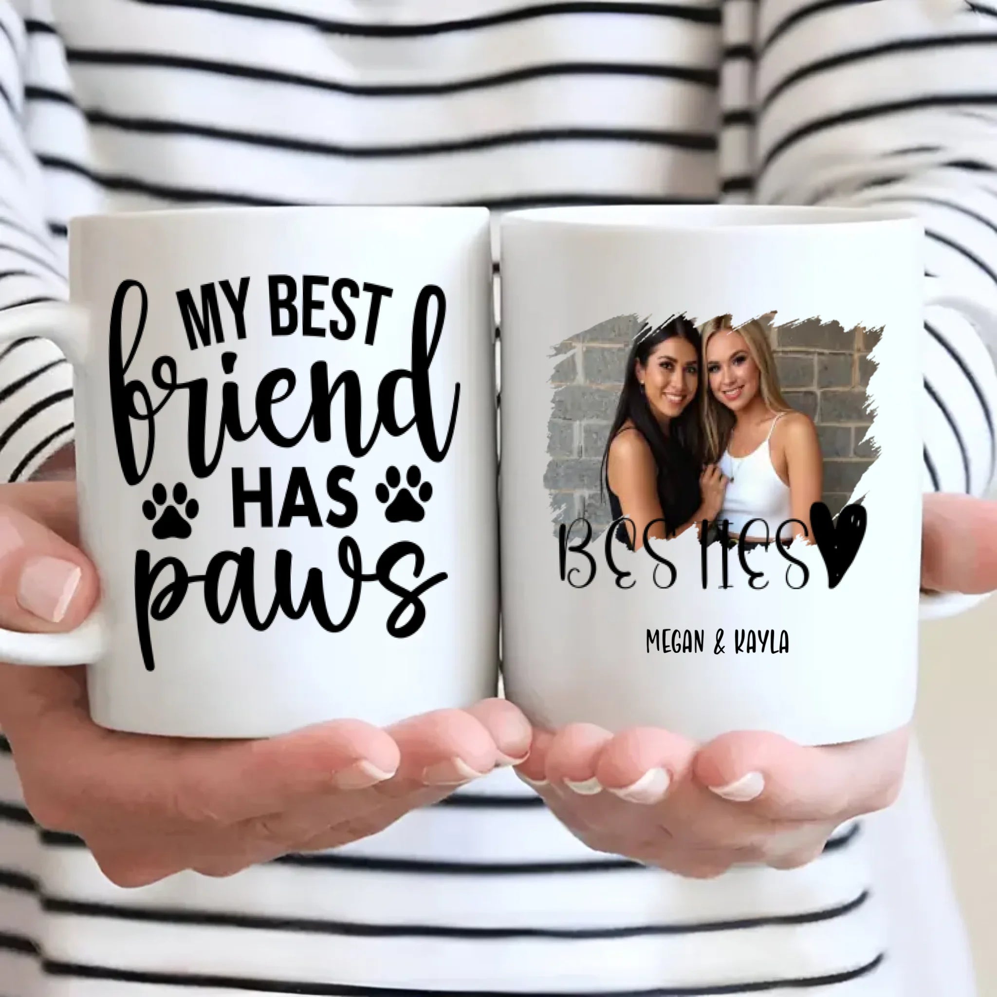 Funny Pet Coffee Cup – My Best Friend Has Paws Mug – 89Prints