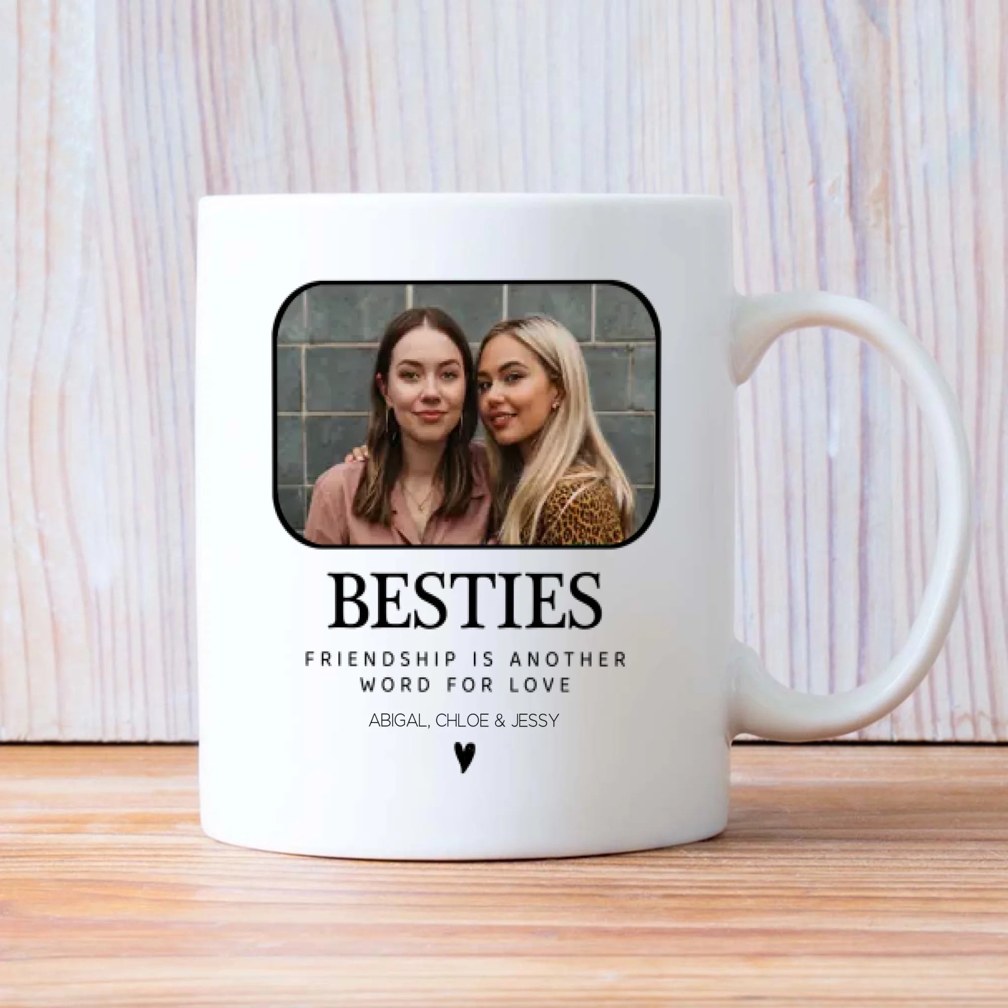 Funny Friendship Mug – Yes My Best Friend Is Crazy Cup – 89Prints