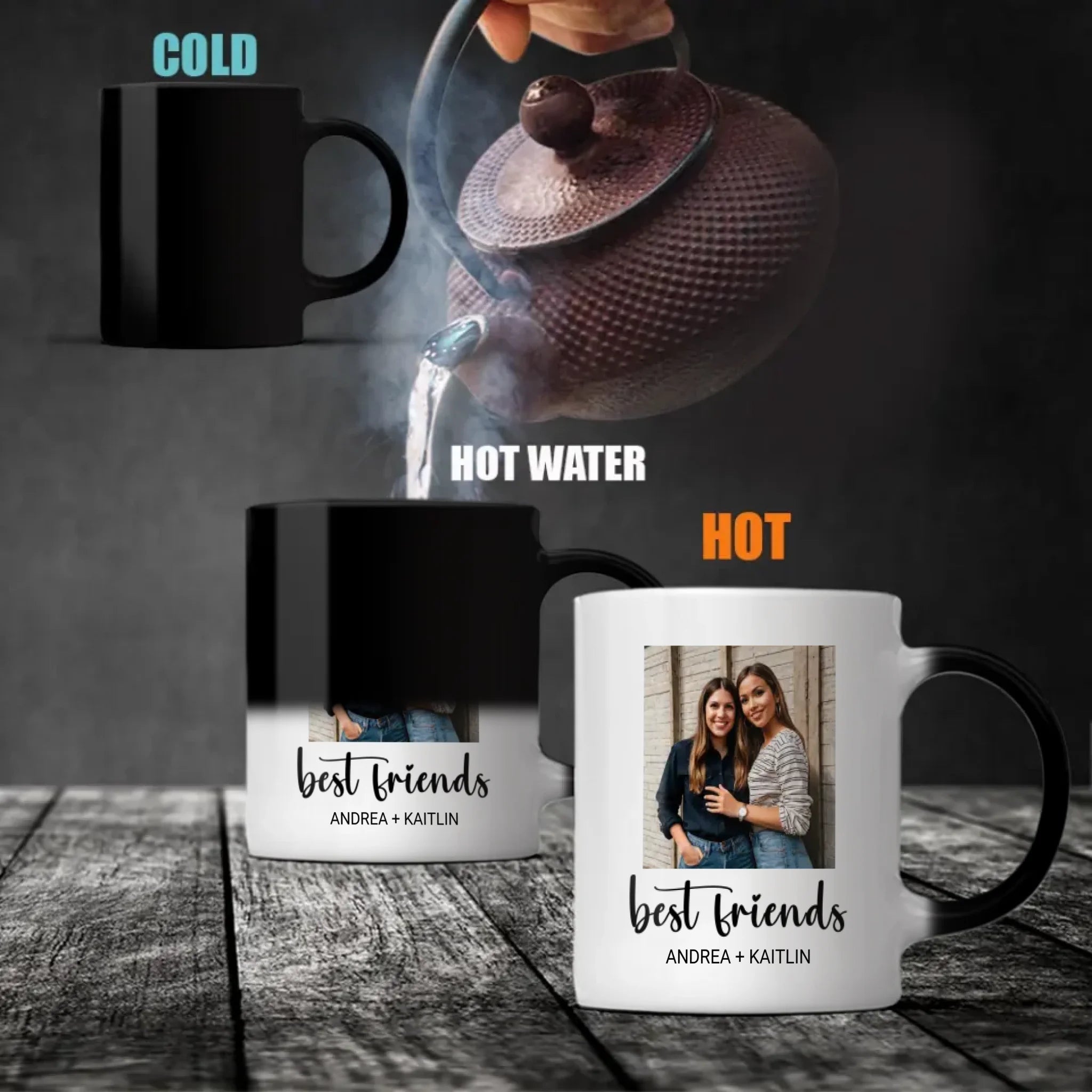 Custom Designed Mug – Bestie Forever Print Cup – 89Prints