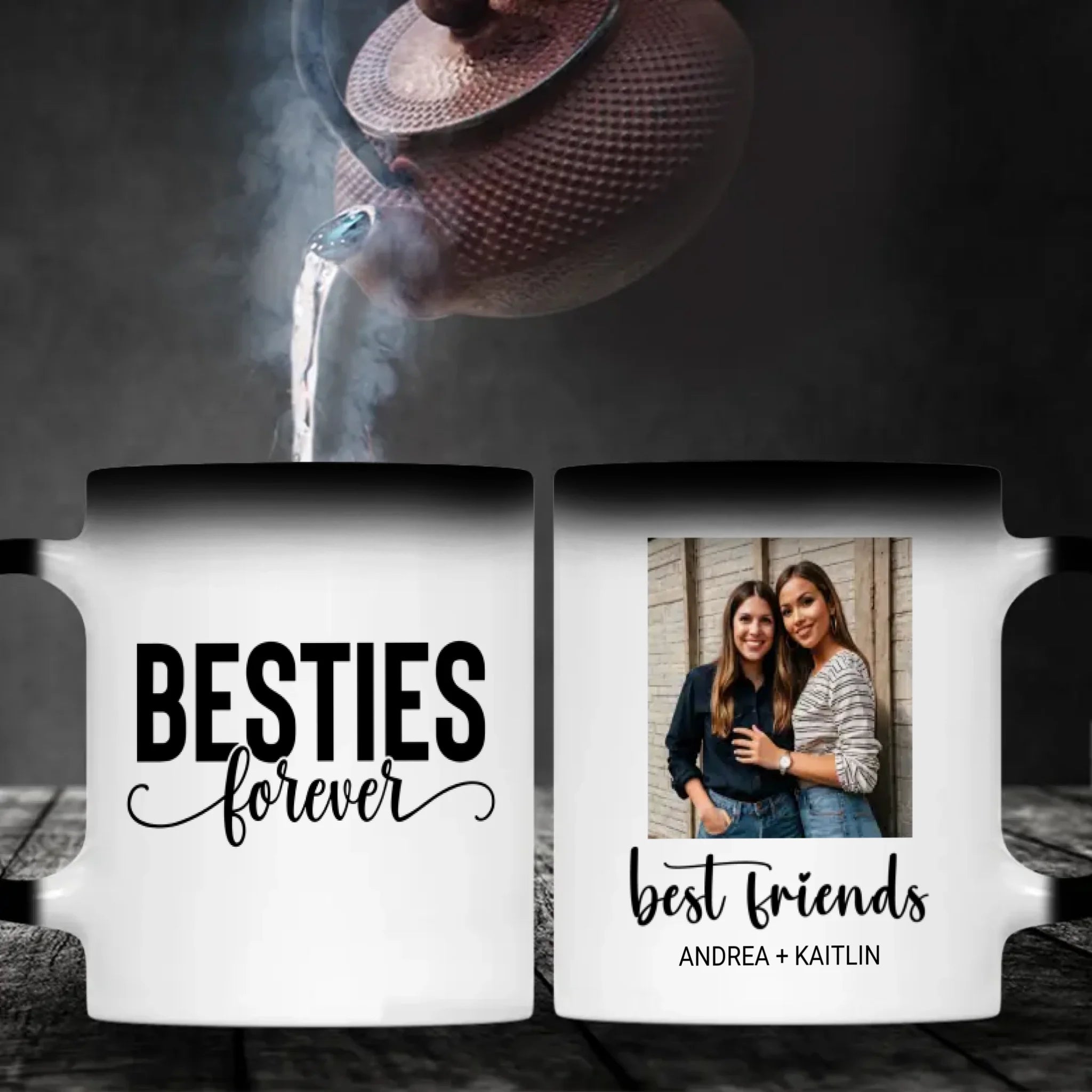 Custom Designed Mug – Bestie Forever Print Cup – 89Prints