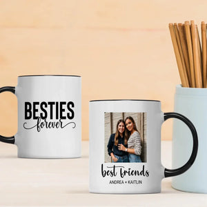 Custom Designed Mug – Bestie Forever Print Cup – 89Prints