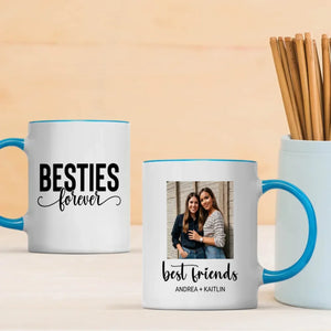 Custom Designed Mug – Bestie Forever Print Cup – 89Prints