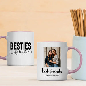 Custom Designed Mug – Bestie Forever Print Cup – 89Prints