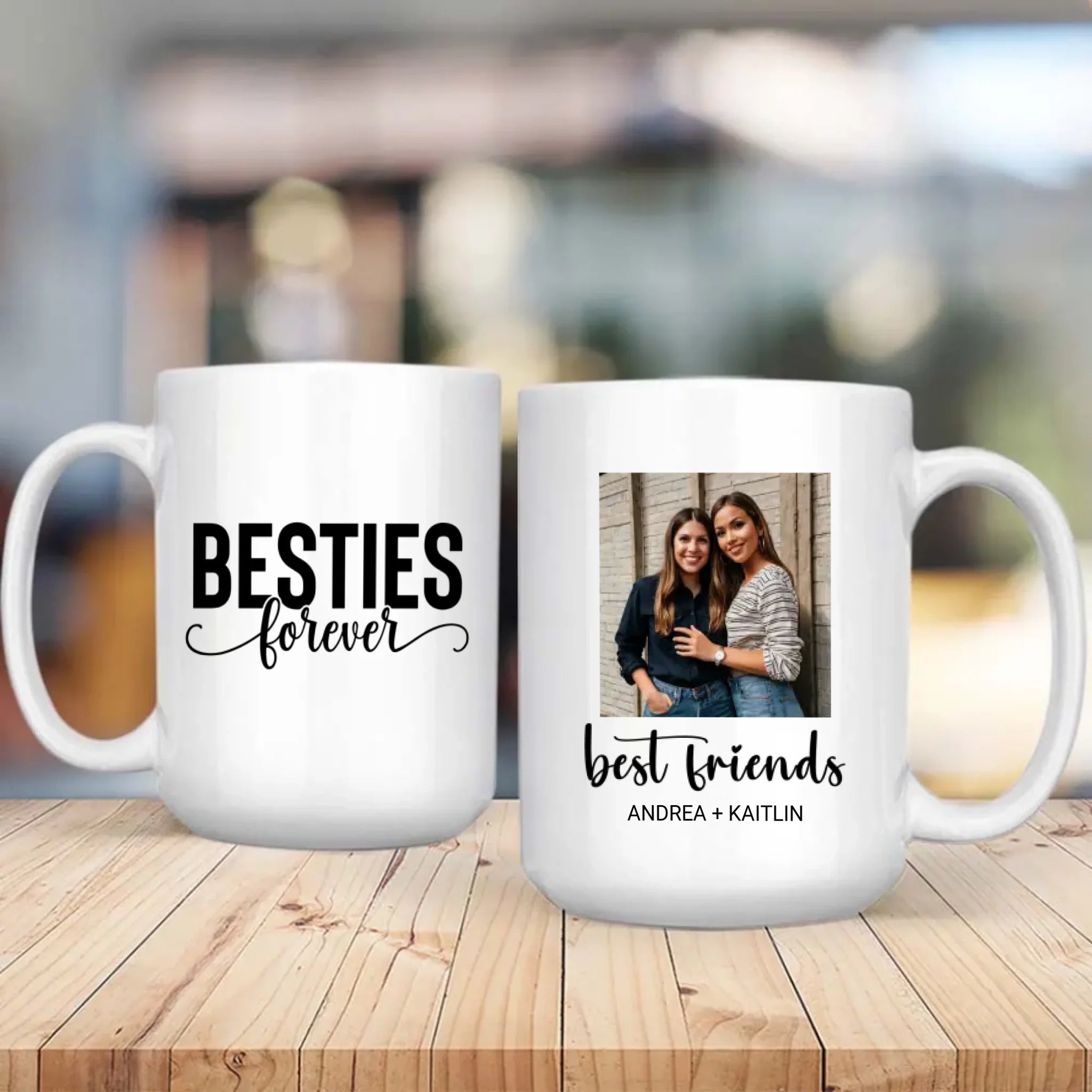Custom Designed Mug – Bestie Forever Print Cup – 89Prints