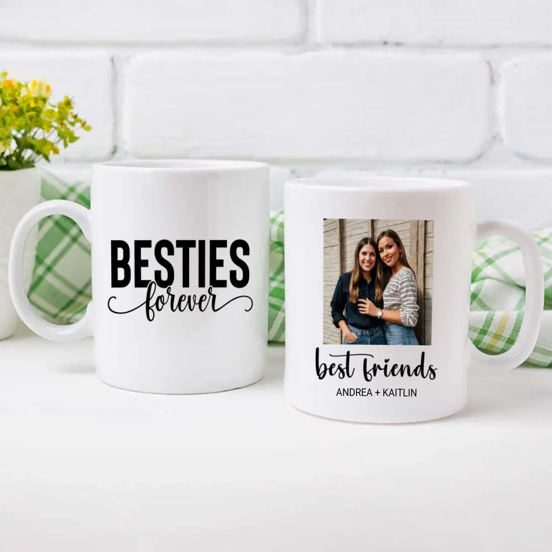 Custom Designed Mug – Bestie Forever Print Cup – 89Prints