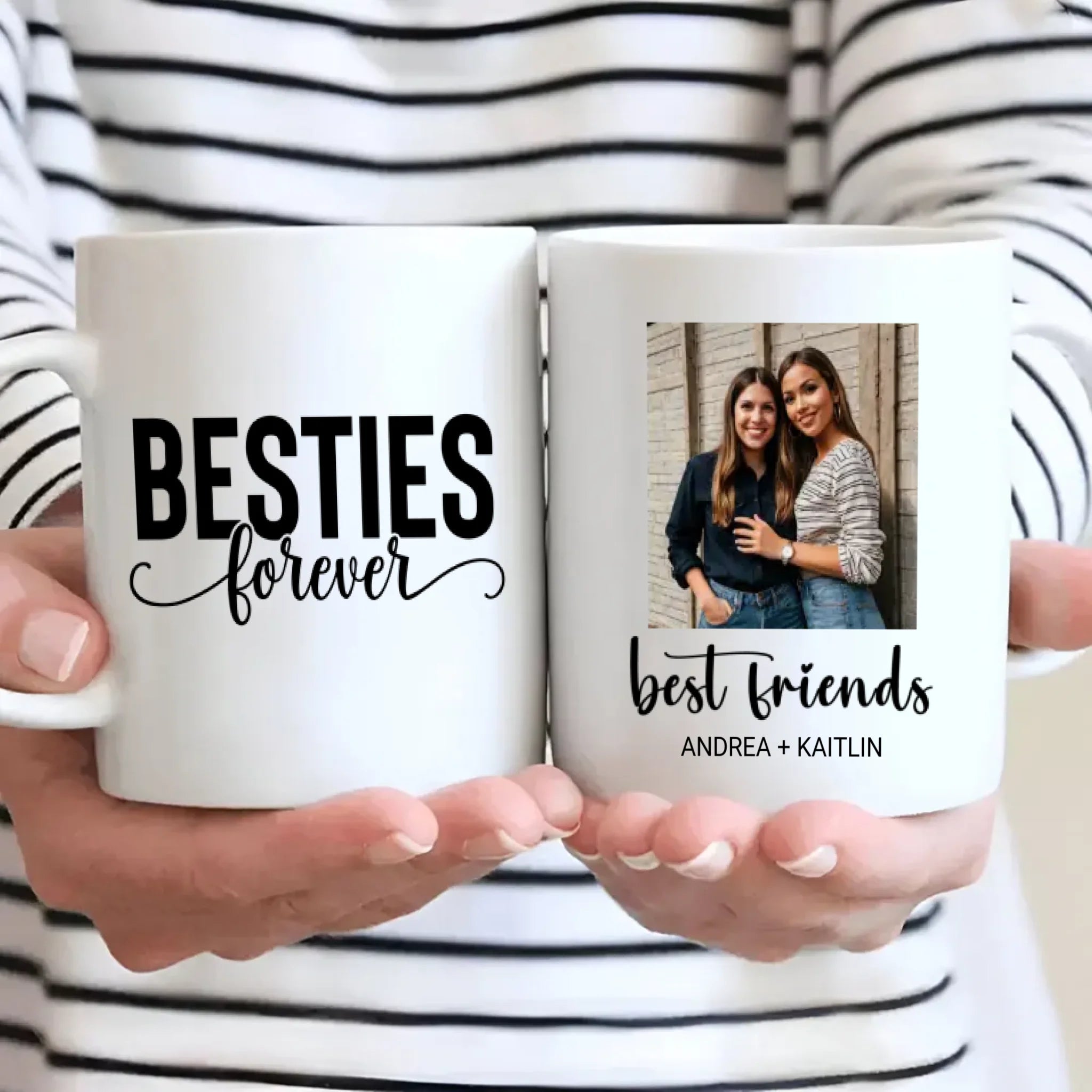 Custom Designed Mug – Bestie Forever Print Cup – 89Prints