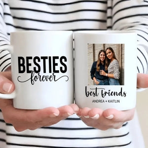 Custom Designed Mug – Bestie Forever Print Cup – 89Prints
