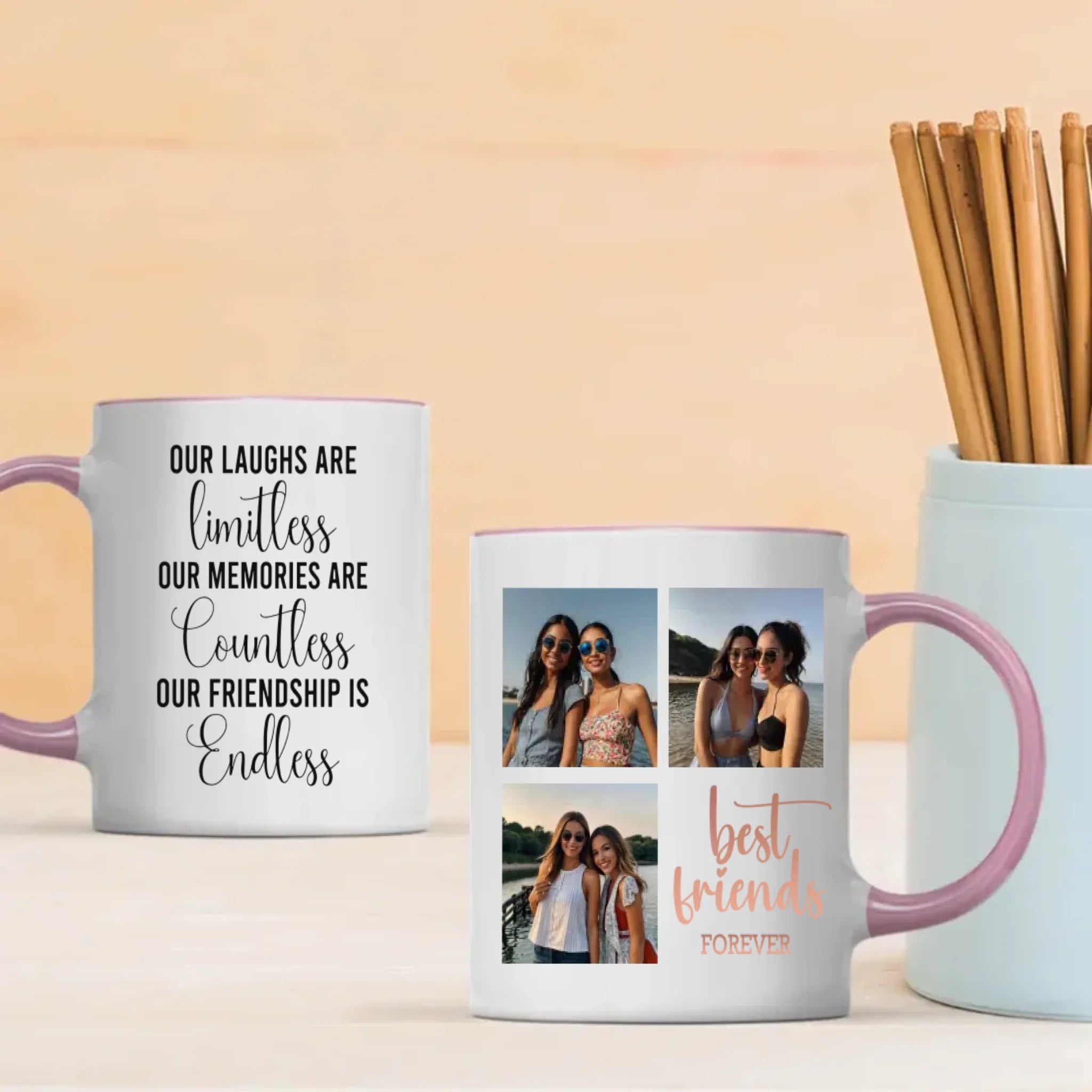 Your Own Designed Mug – Best Friends Forever Photo Cup – 89Prints