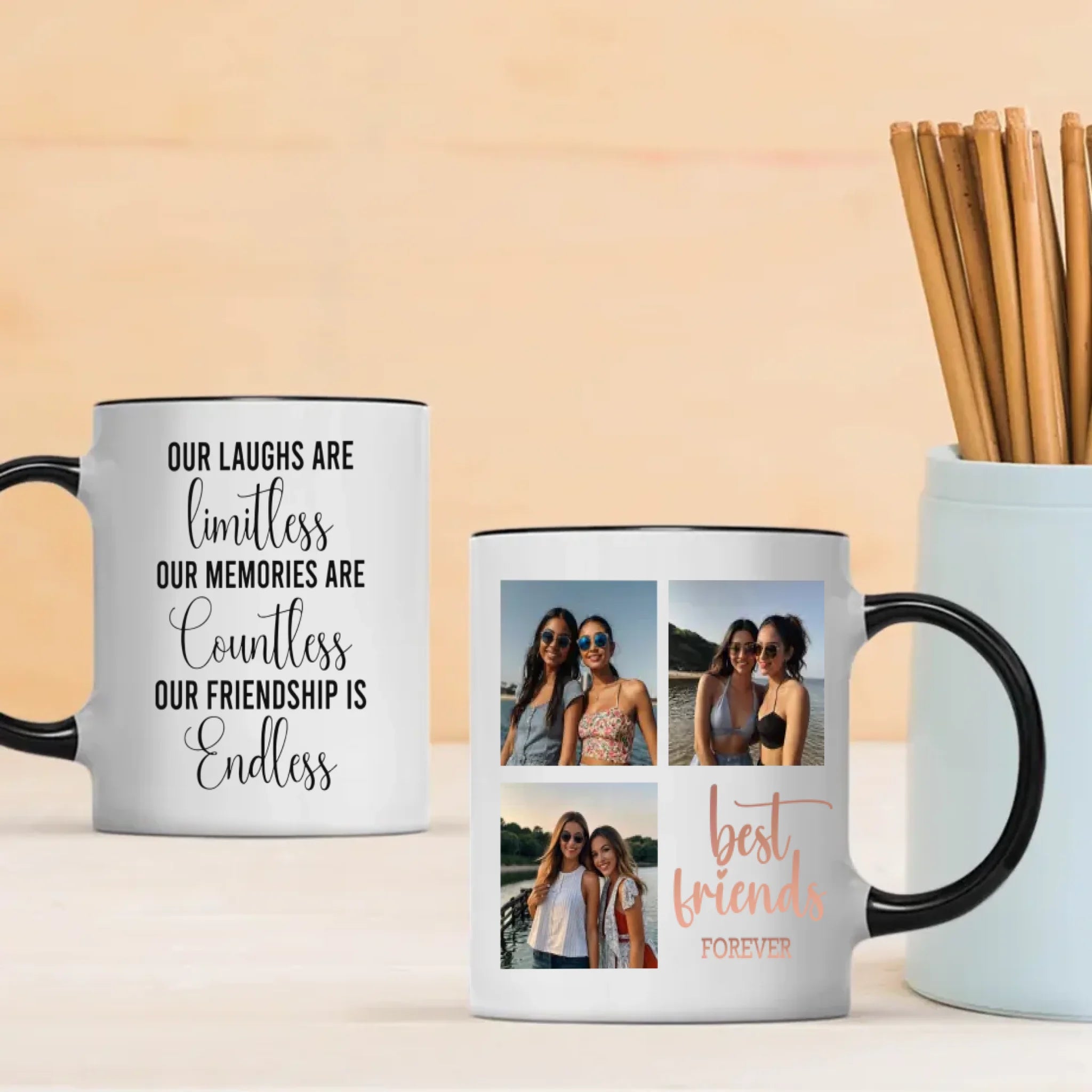Your Own Designed Mug – Best Friends Forever Photo Cup – 89Prints