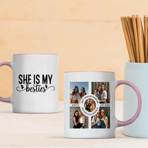 Custom Print Mug – She Is My Best Friend Design – 89Prints