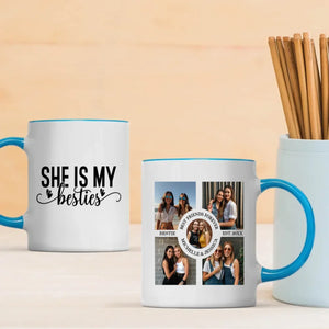 Custom Print Mug – She Is My Best Friend Design – 89Prints