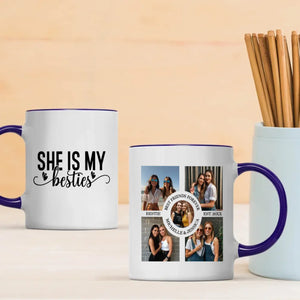 Custom Print Mug – She Is My Best Friend Design – 89Prints