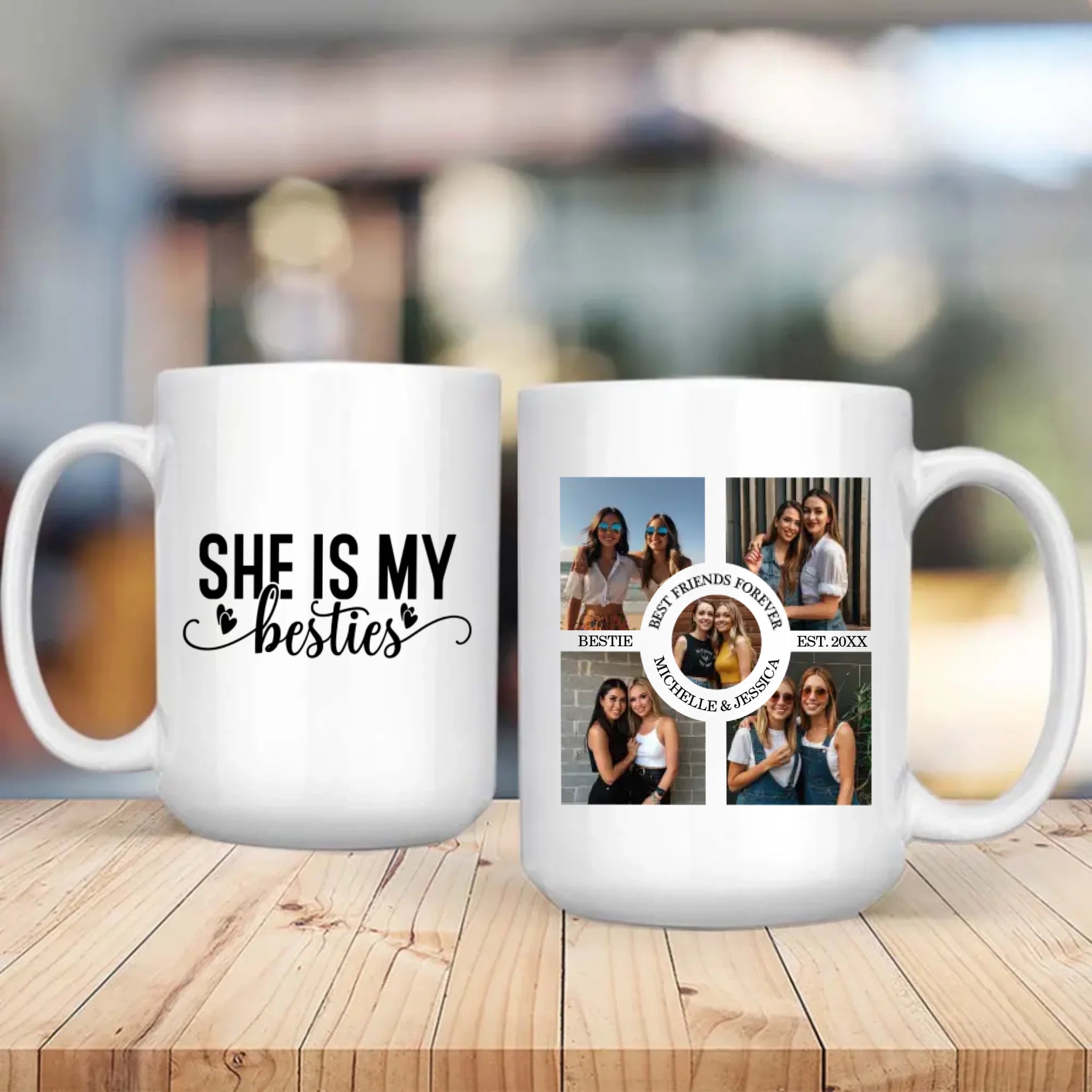 Custom Print Mug – She Is My Best Friend Design – 89Prints