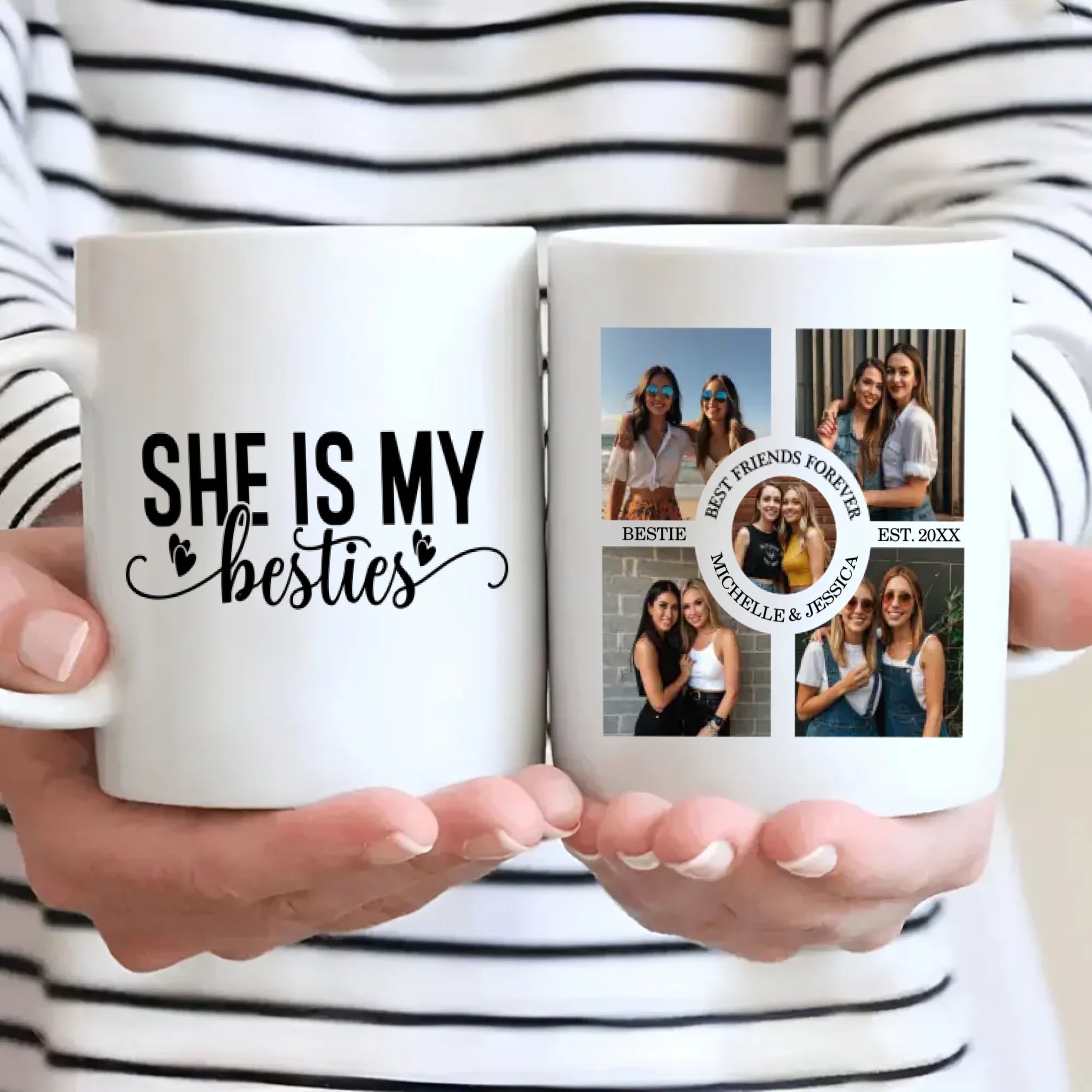 Custom Print Mug – She Is My Best Friend Design – 89Prints