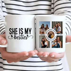 Custom Print Mug – She Is My Best Friend Design – 89Prints