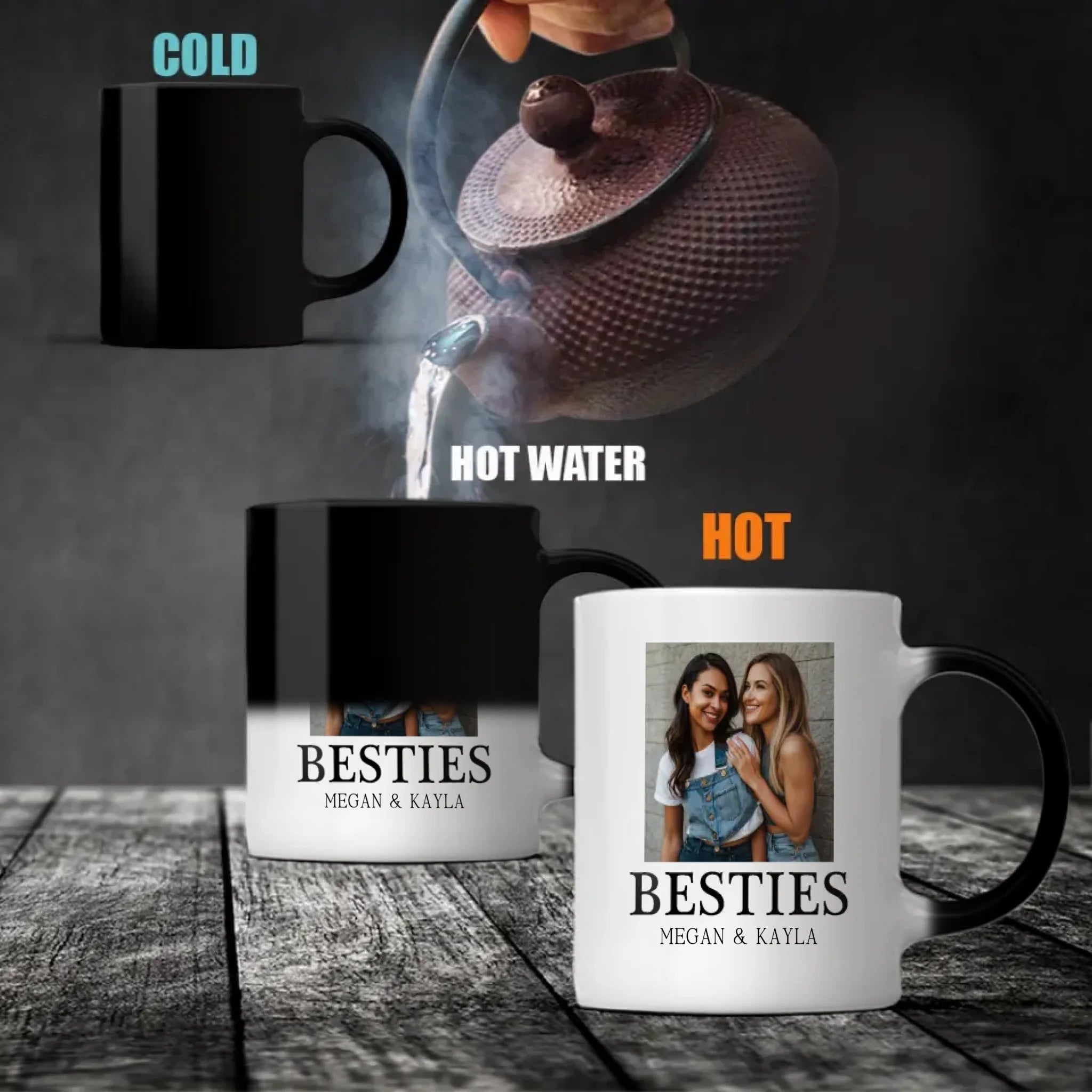 Personalised Mug Design – Bestie For Ever Custom Quote – 89Prints