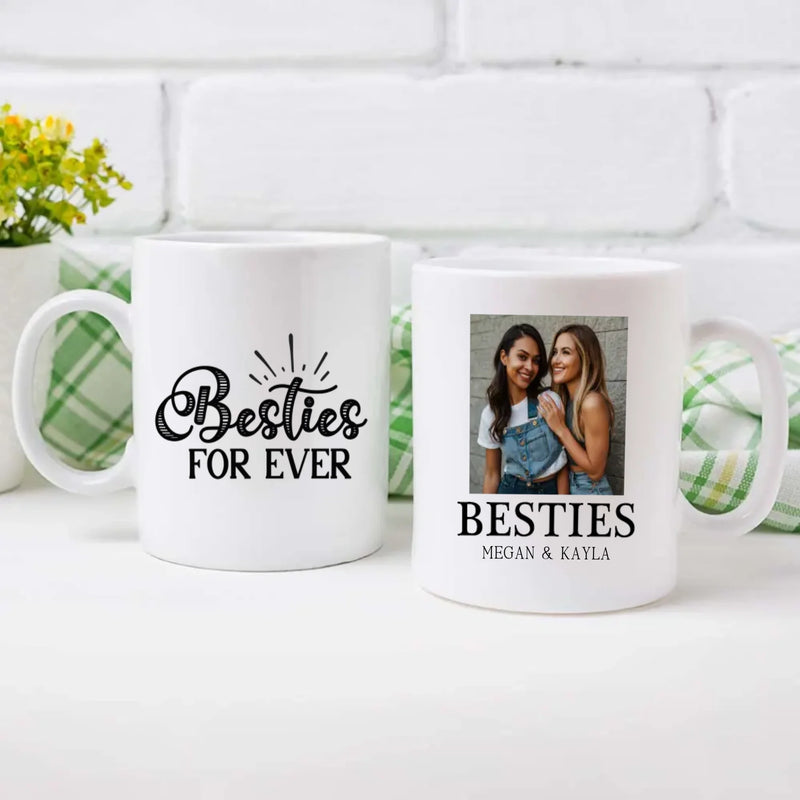 Personalised Mug Design – Bestie For Ever Custom Quote – 89Prints