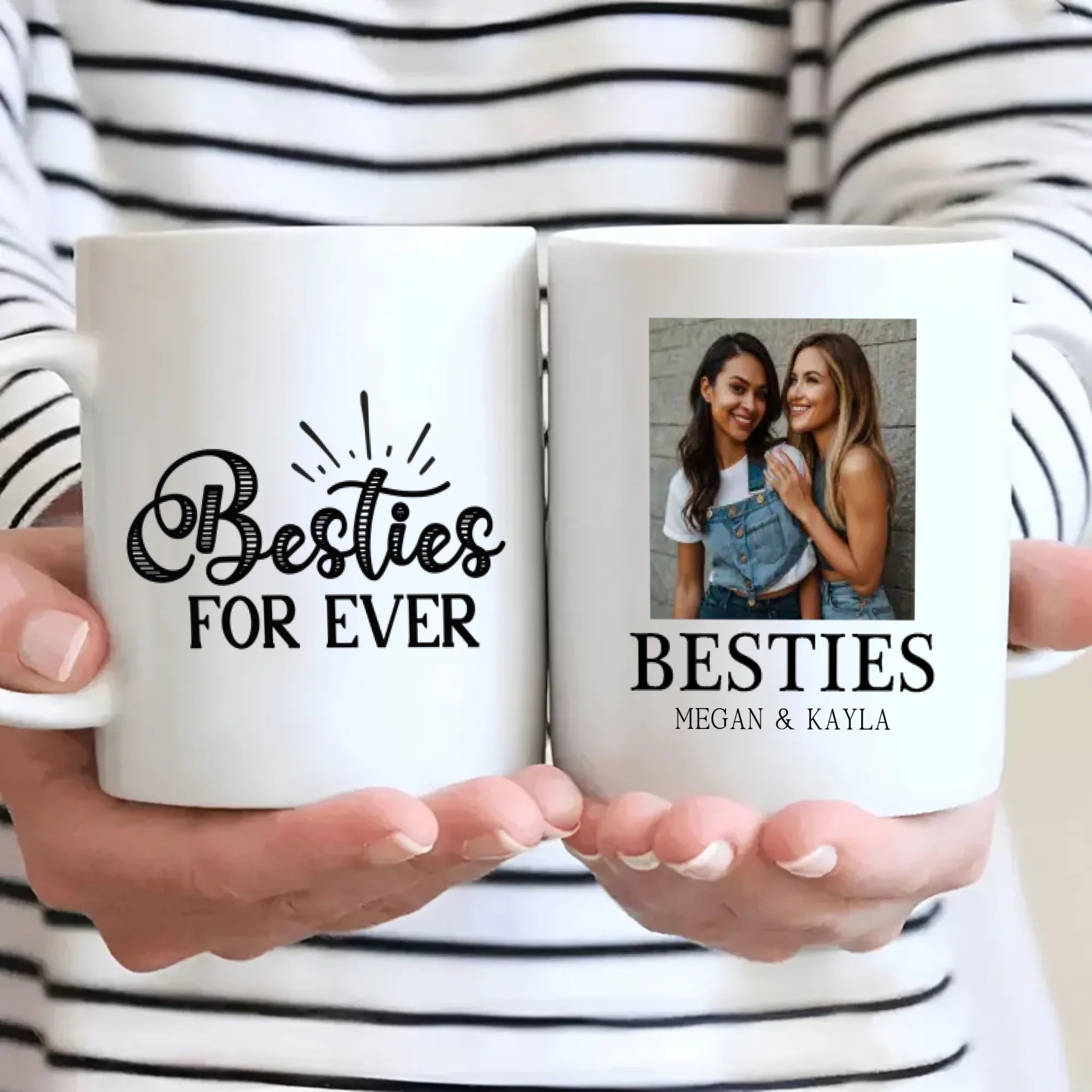 Personalised Mug Design – Bestie For Ever Custom Quote – 89Prints